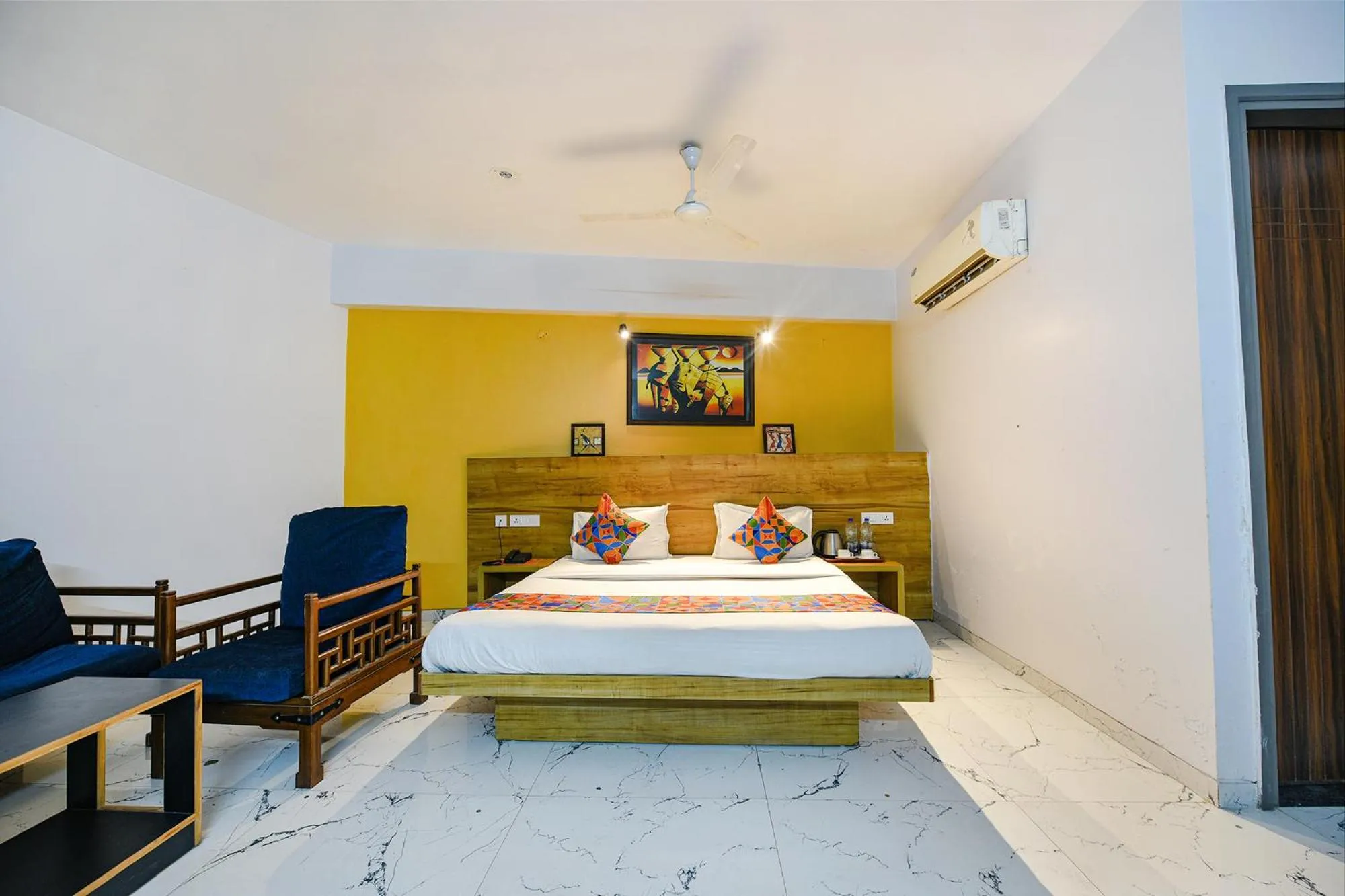 Bed in FabHotel Gazelle Inn