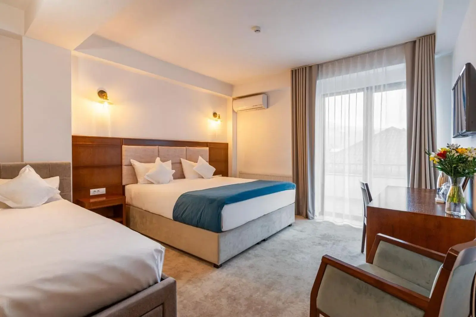 Double Room with Balcony (2 Adults + 1 Child) in Hotel Buchenland Double Room with Balcony (2 Adults + 1 Child) in Hotel Buchenland