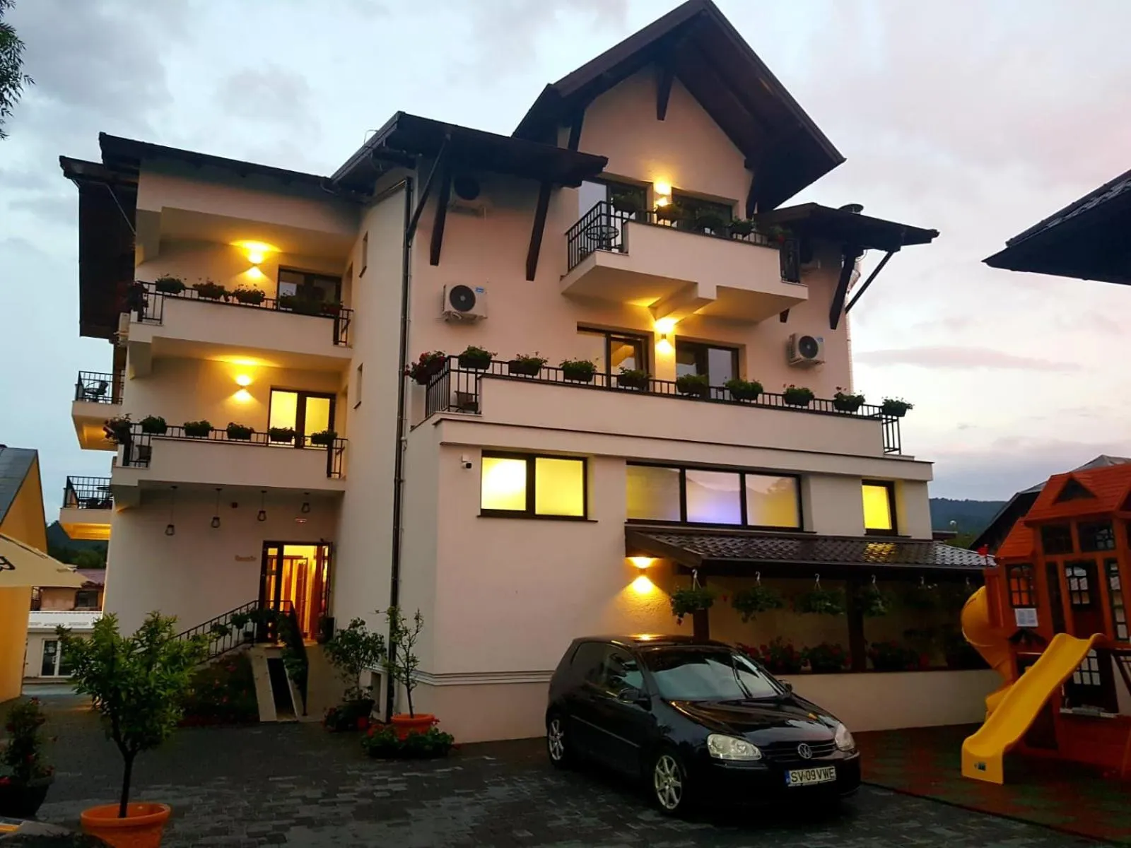 On site in Hotel Buchenland