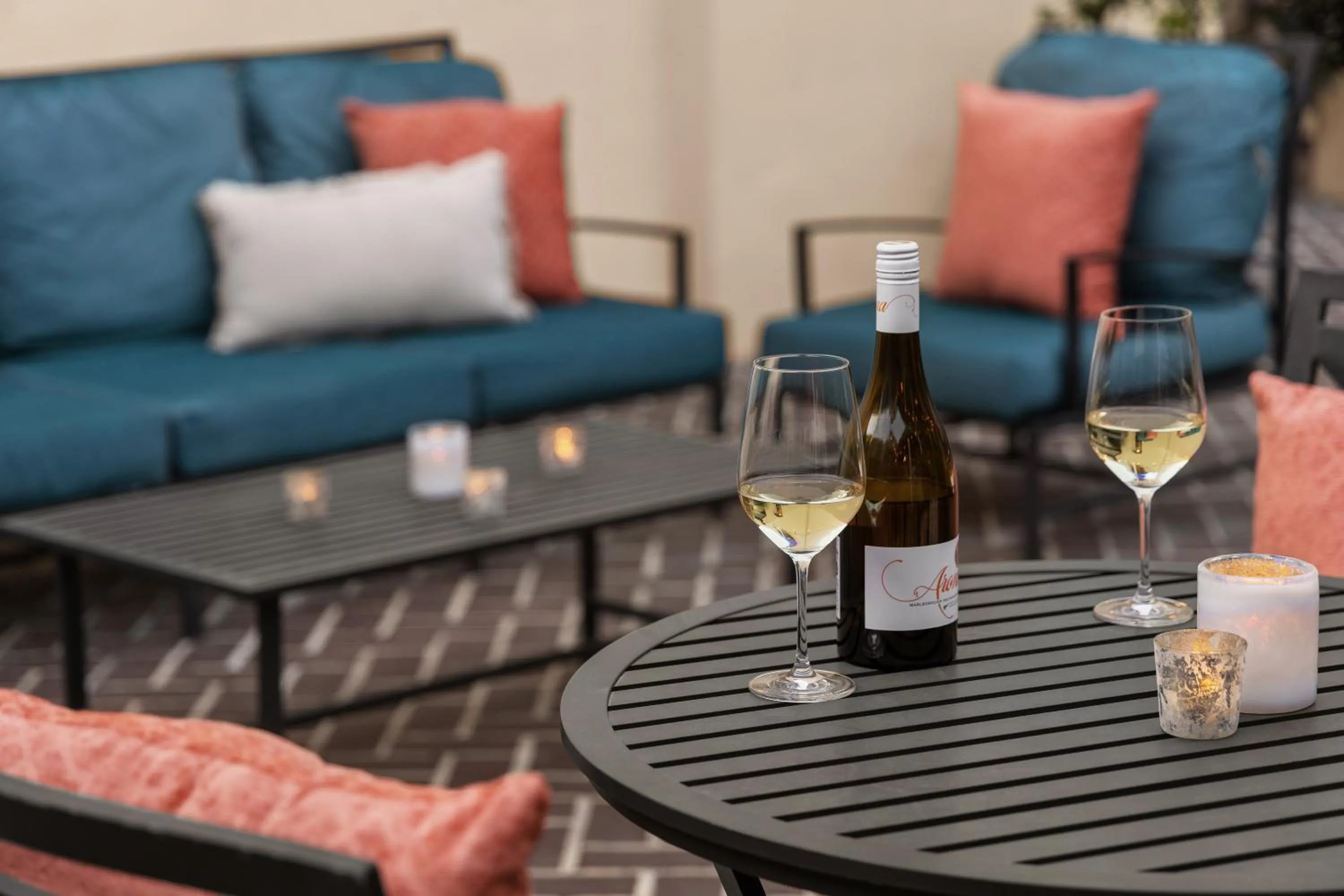 Patio in Dauphine Orleans Hotel