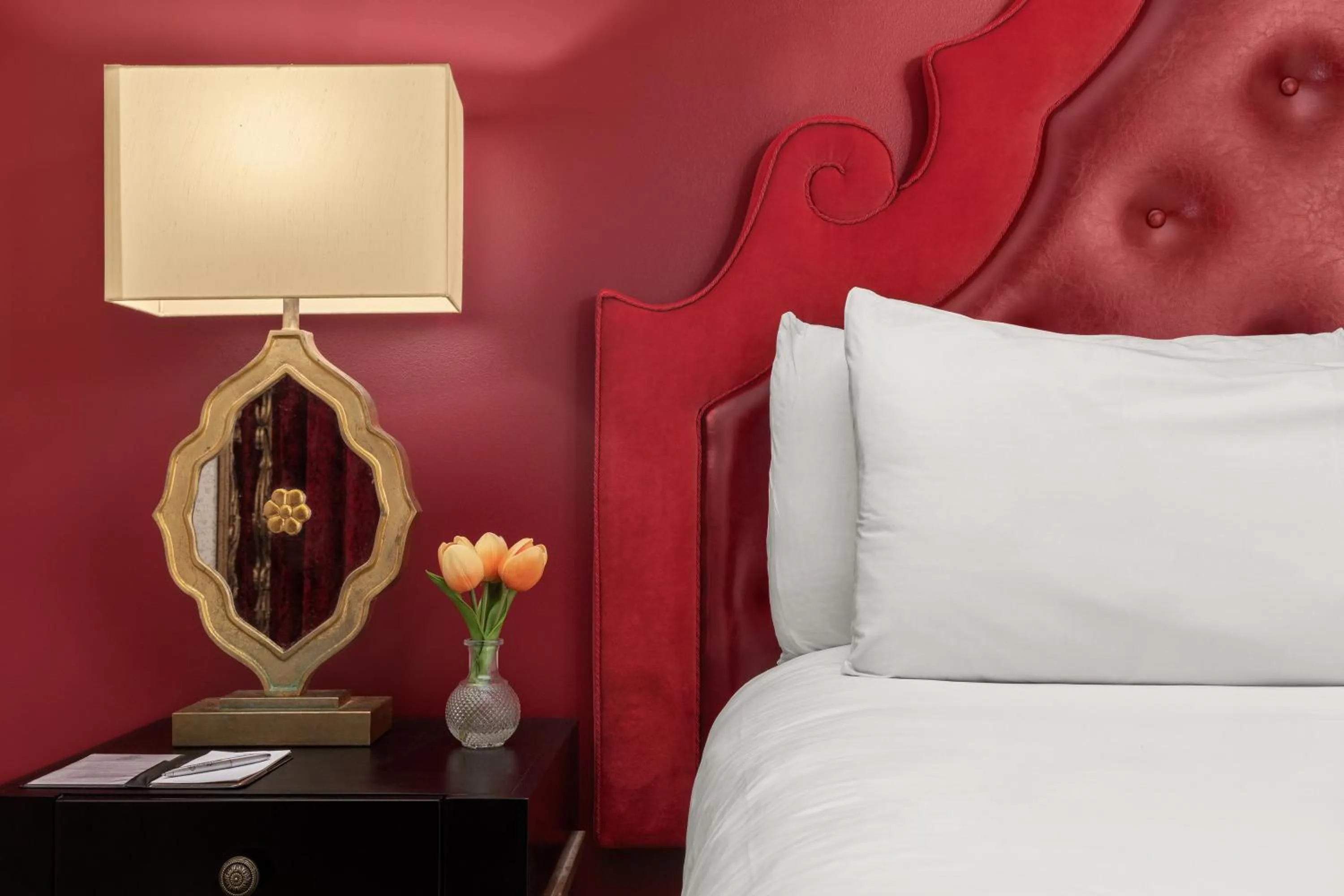 Bed in Dauphine Orleans Hotel