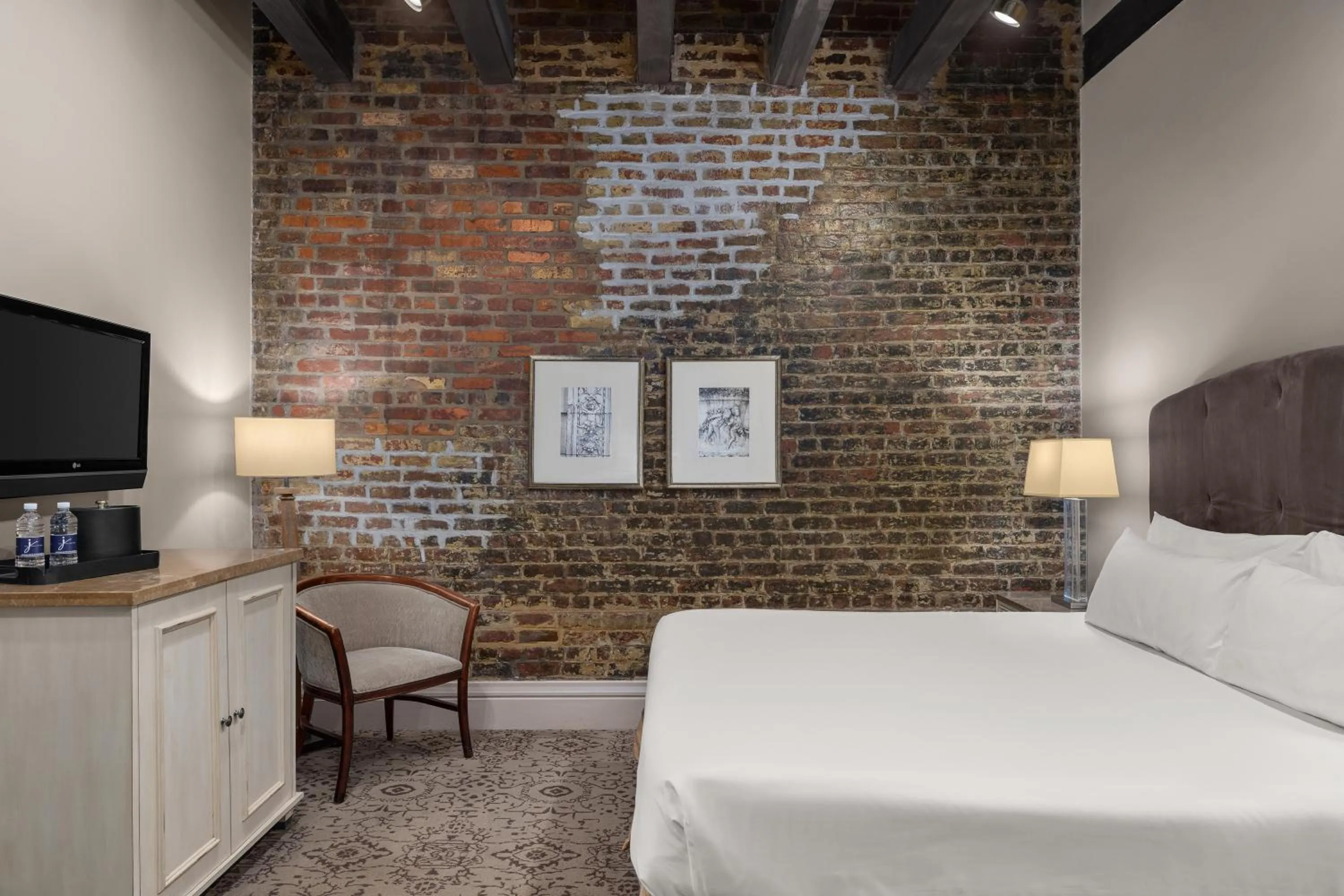 Bed in Dauphine Orleans Hotel