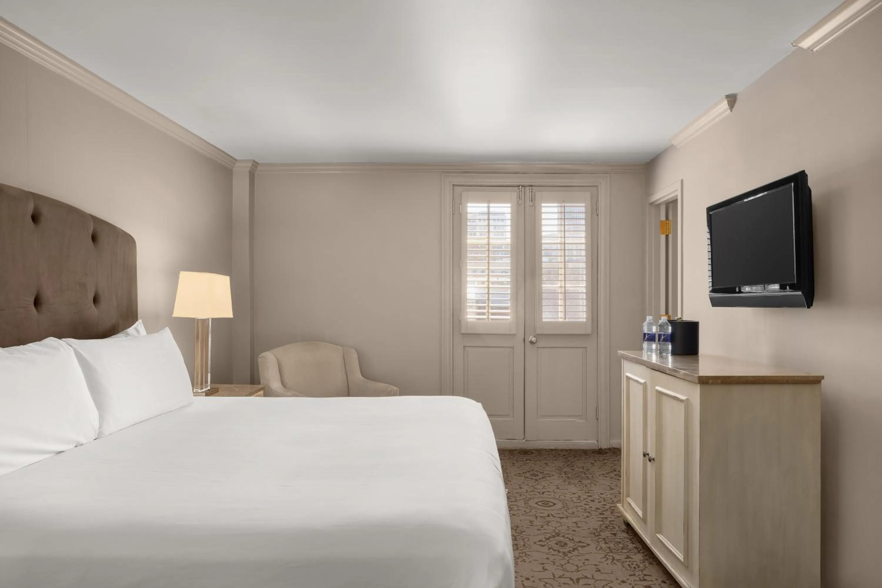 Bed in Dauphine Orleans Hotel