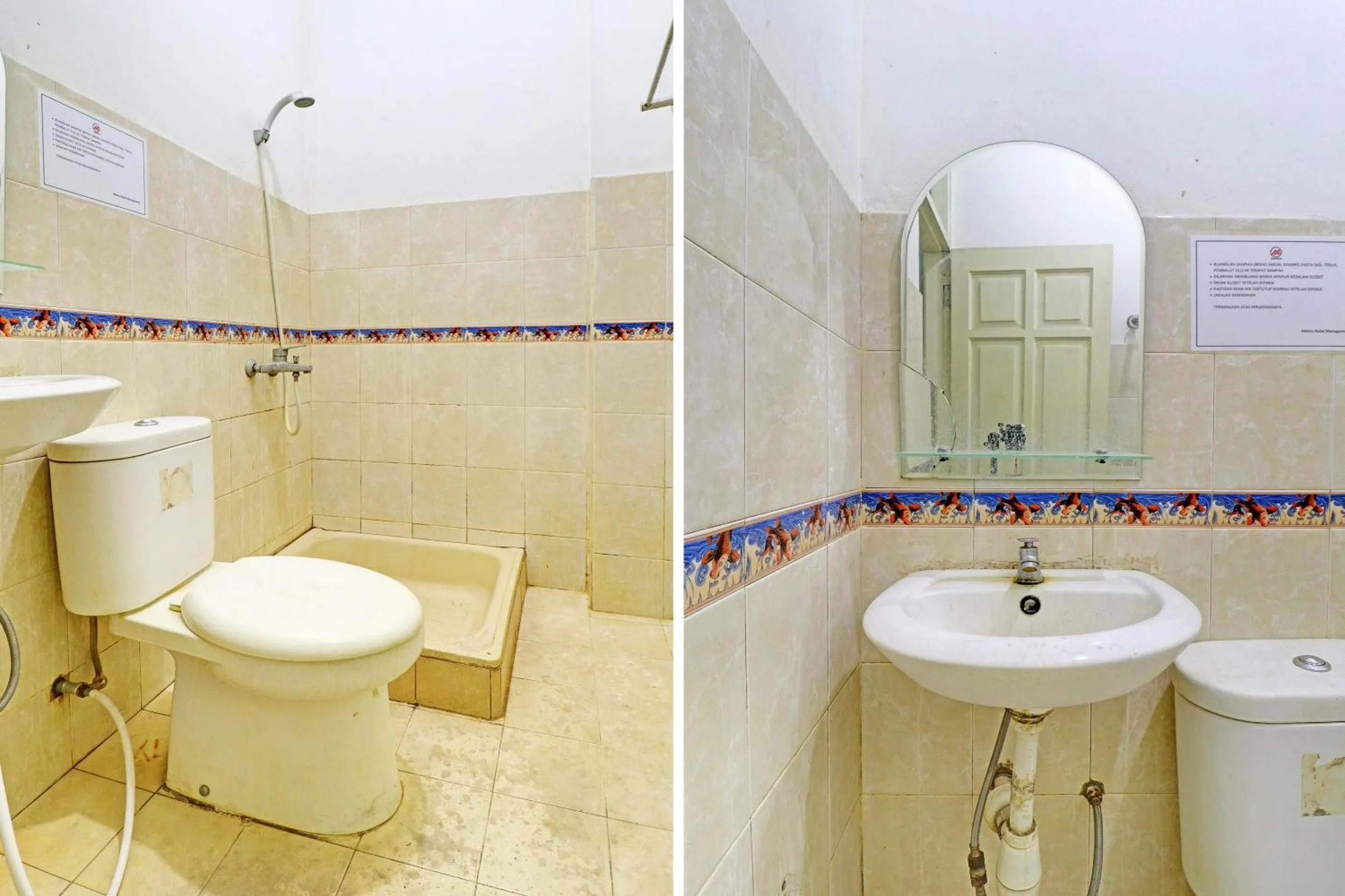 Bathroom in OYO 2452 Hotel Metro