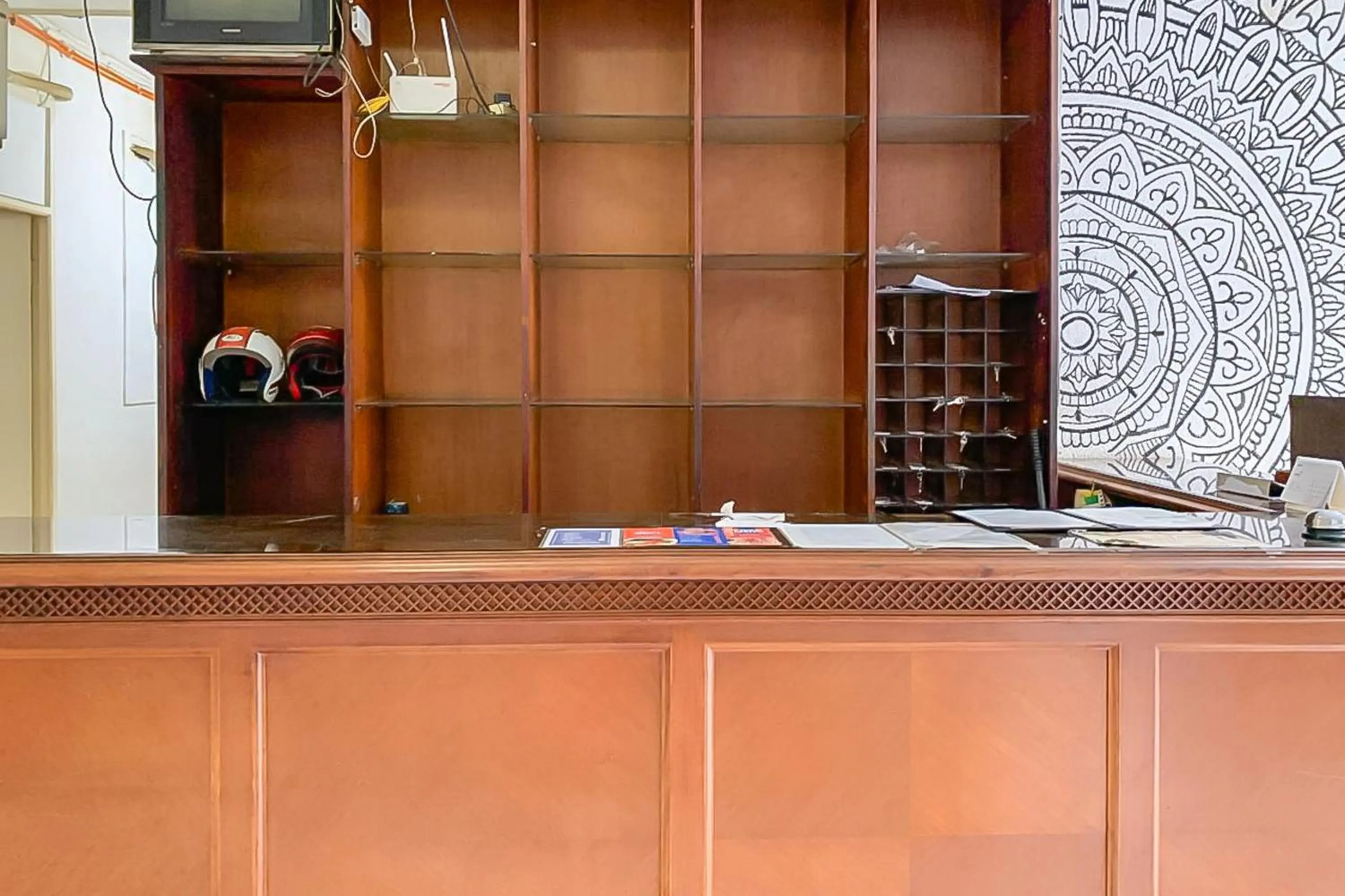 Lobby or reception in RedDoorz near Metro Bandung