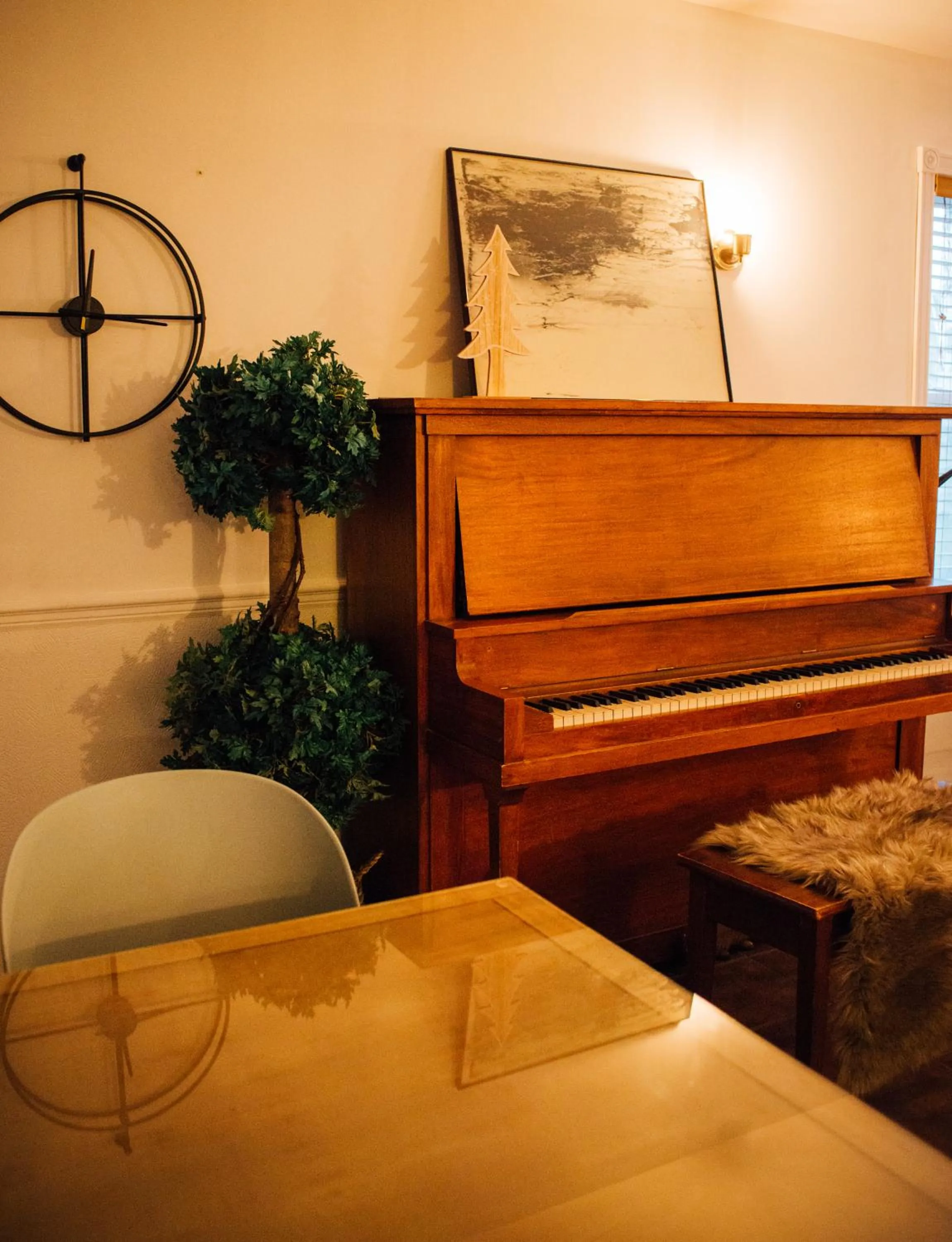 Living room, Bed in Maison de Vébron