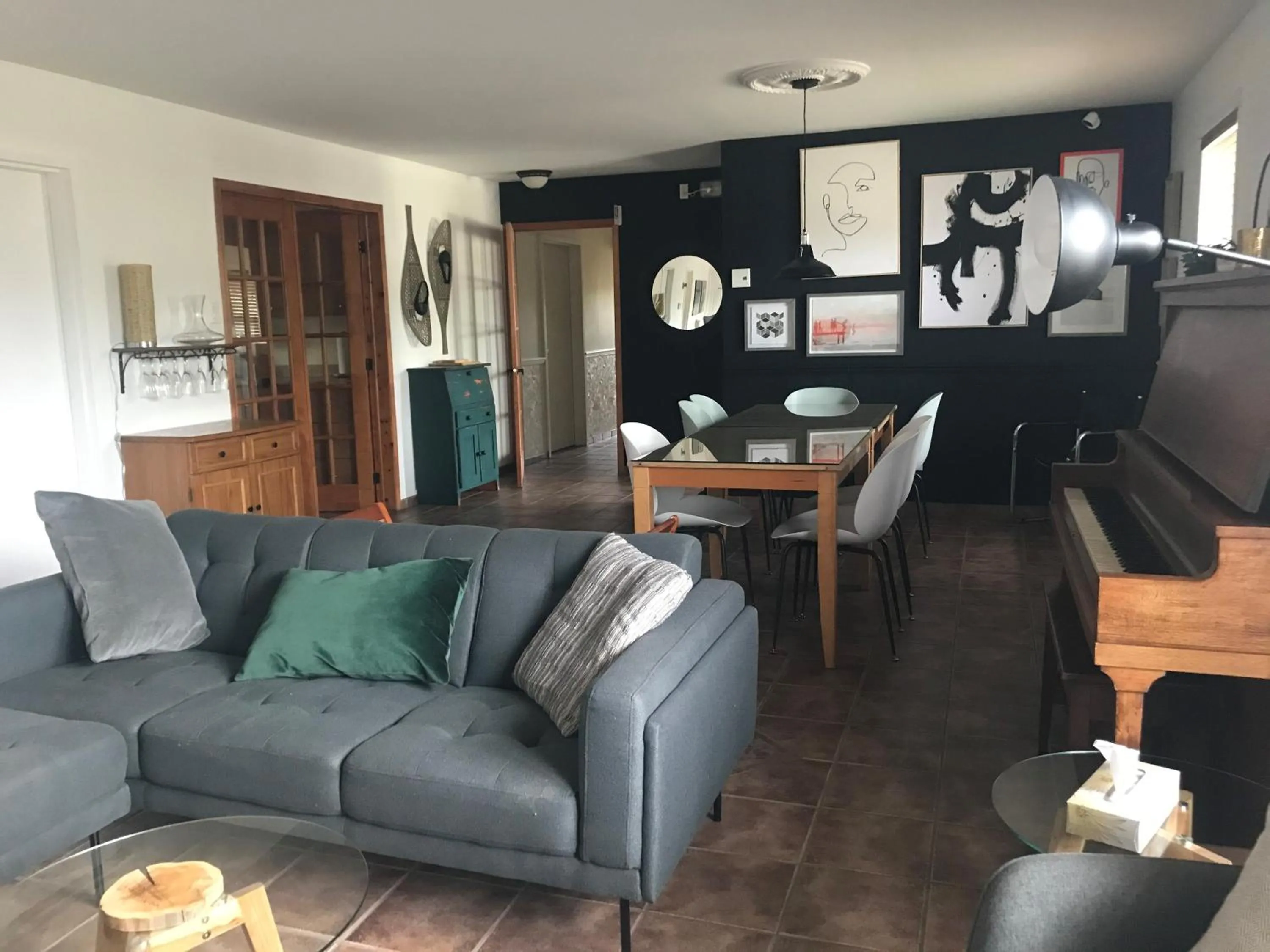 Living room in Maison de Vébron