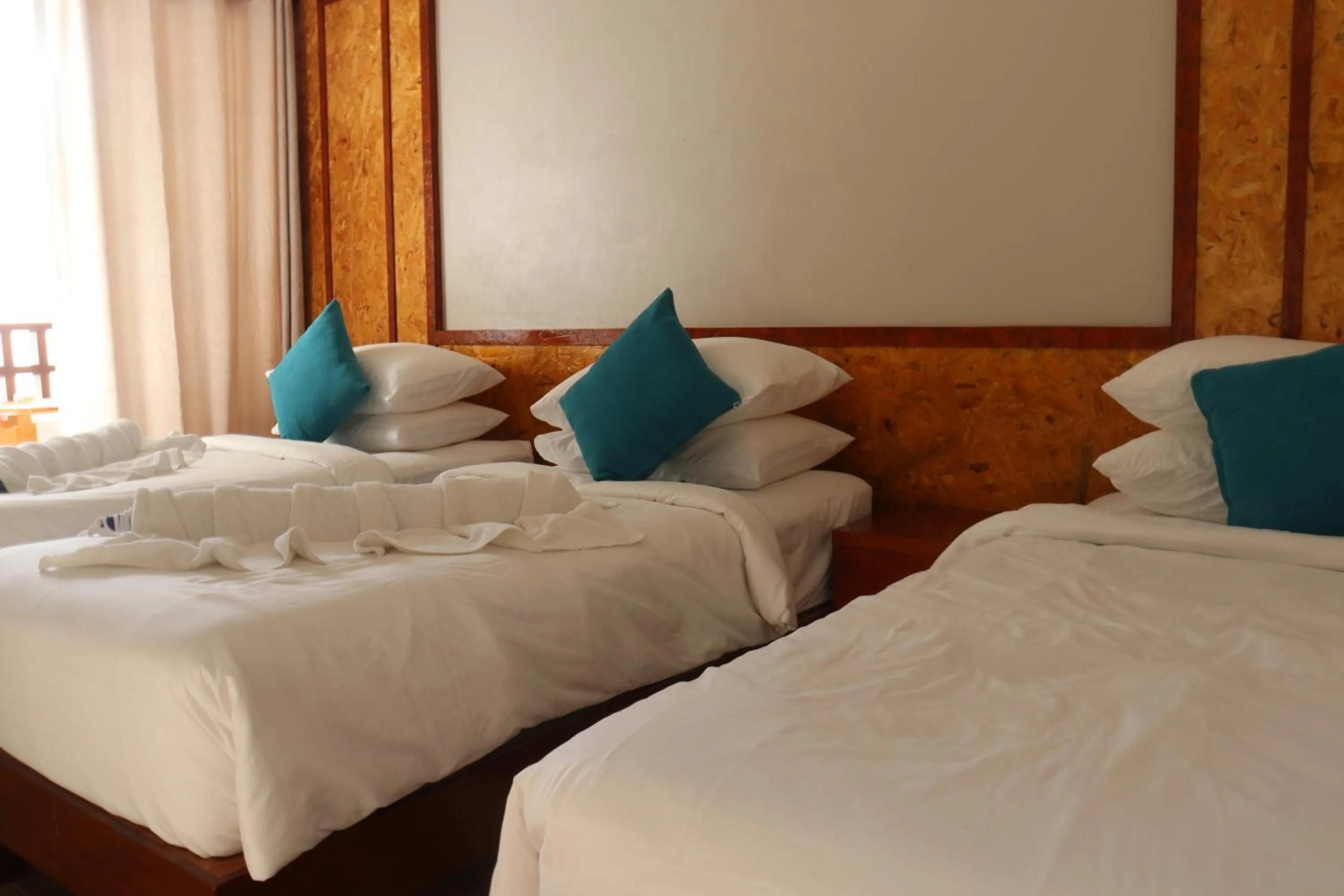 Bed in Athens View Hotel