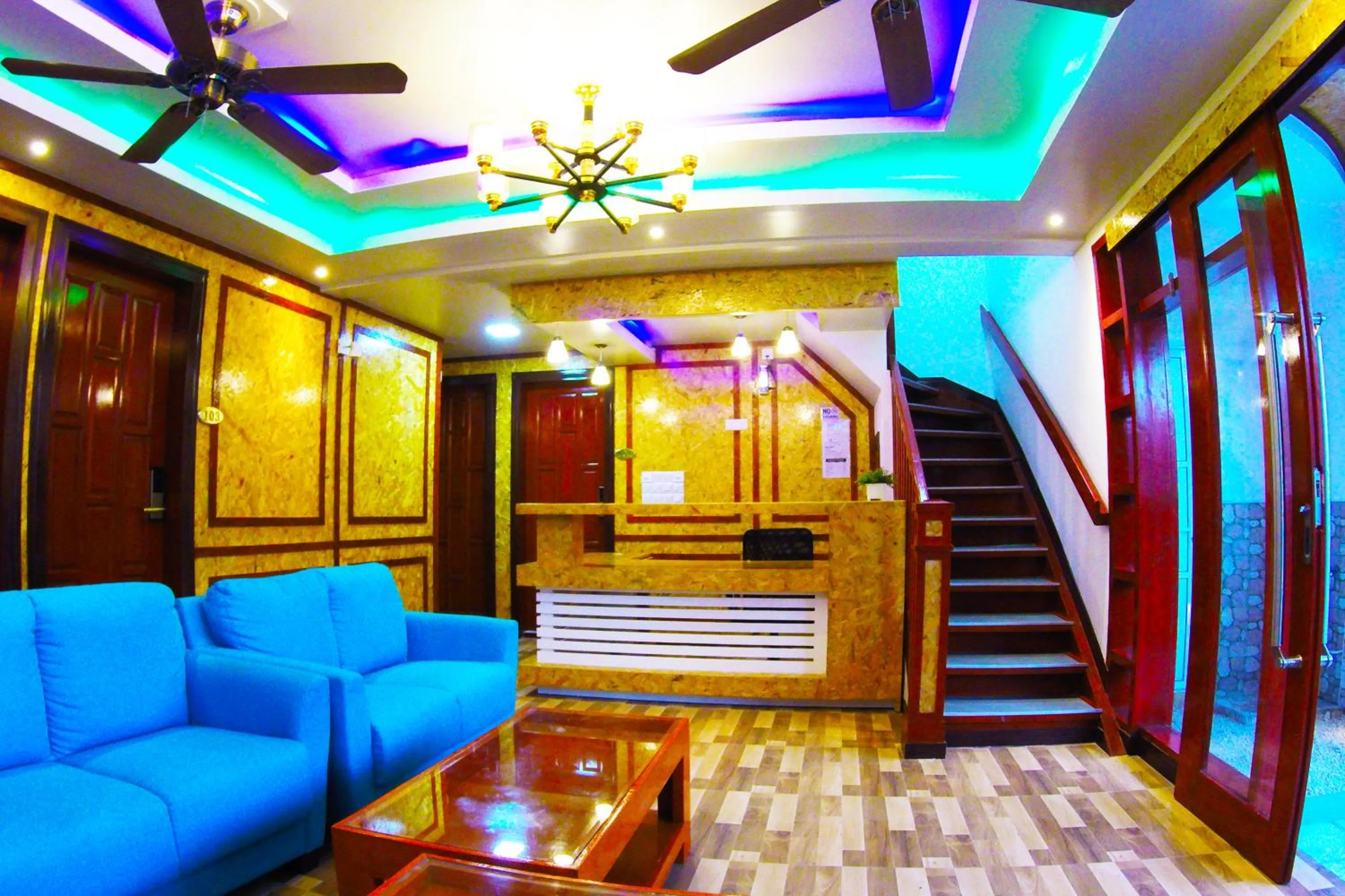 Lobby or reception in Athens View Hotel