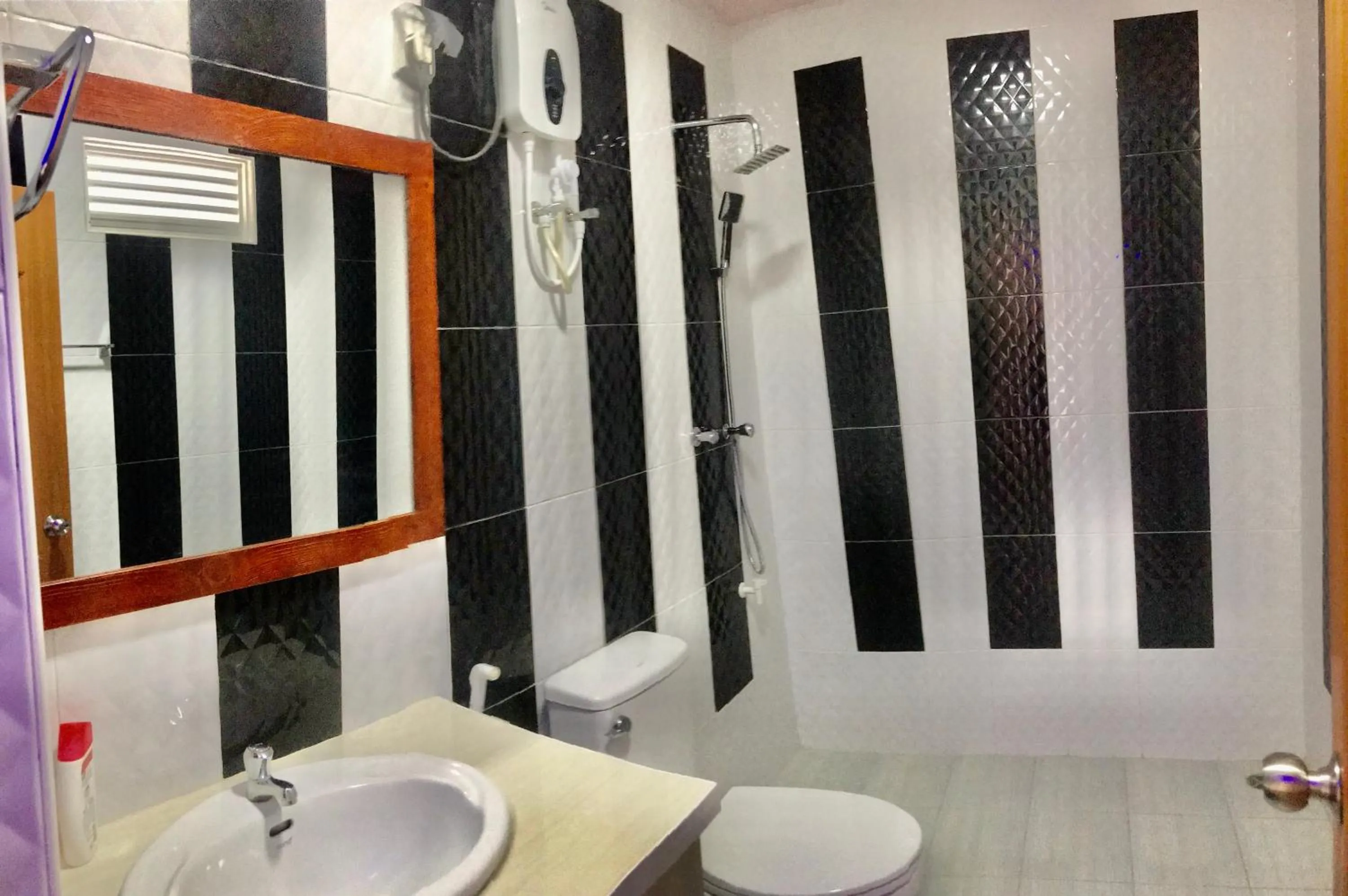 Shower in Athens View Hotel