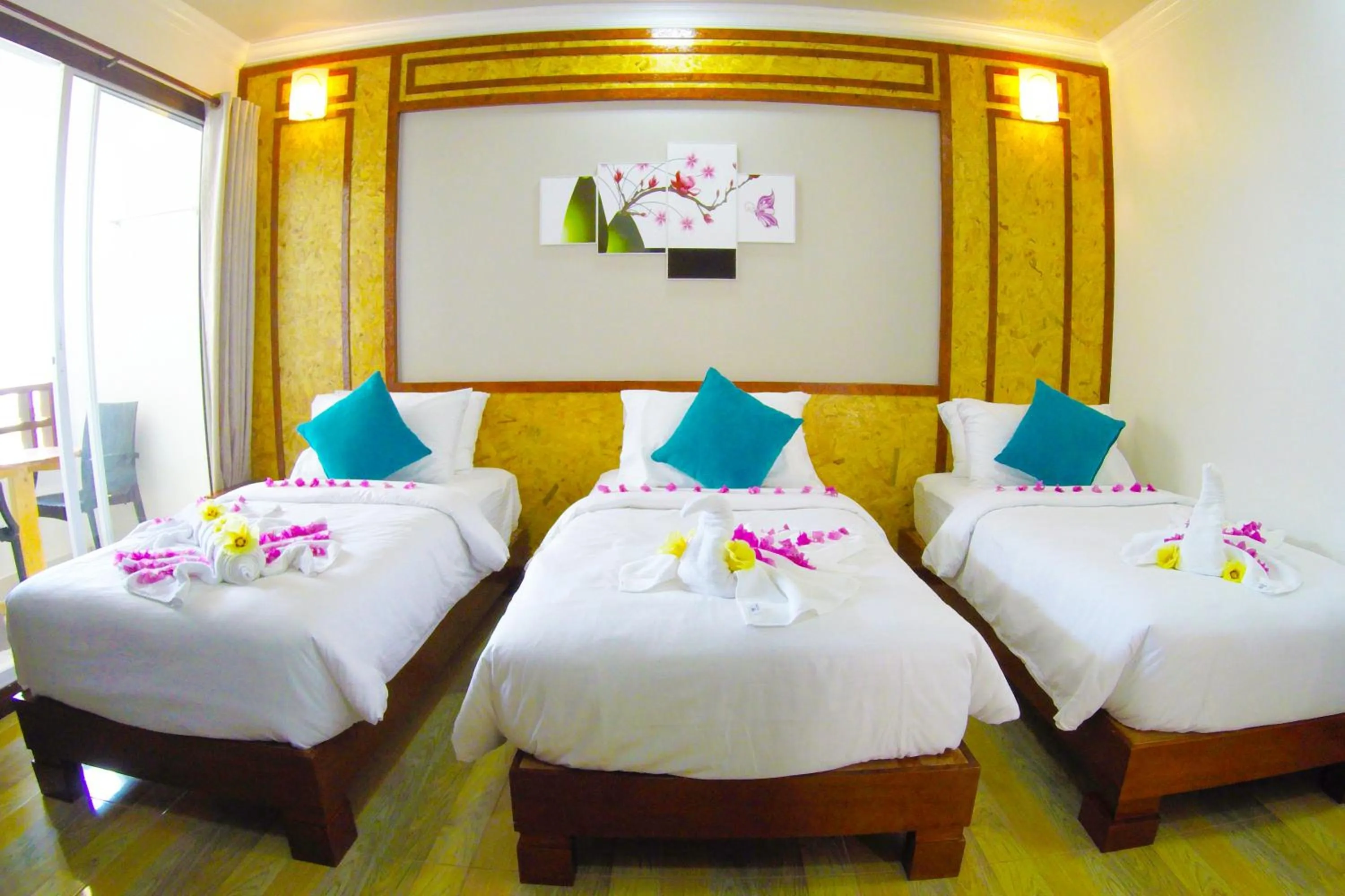 Bed in Athens View Hotel