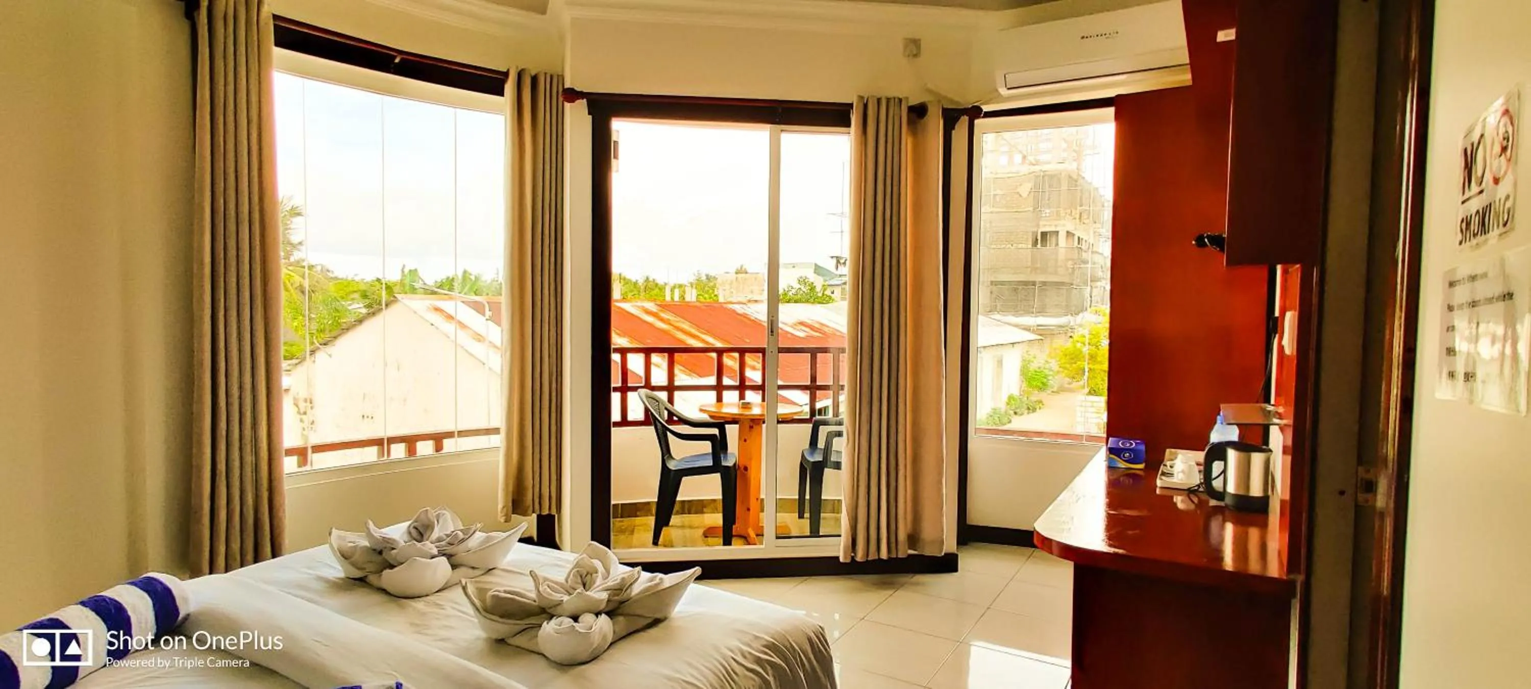 Bed in Athens View Hotel