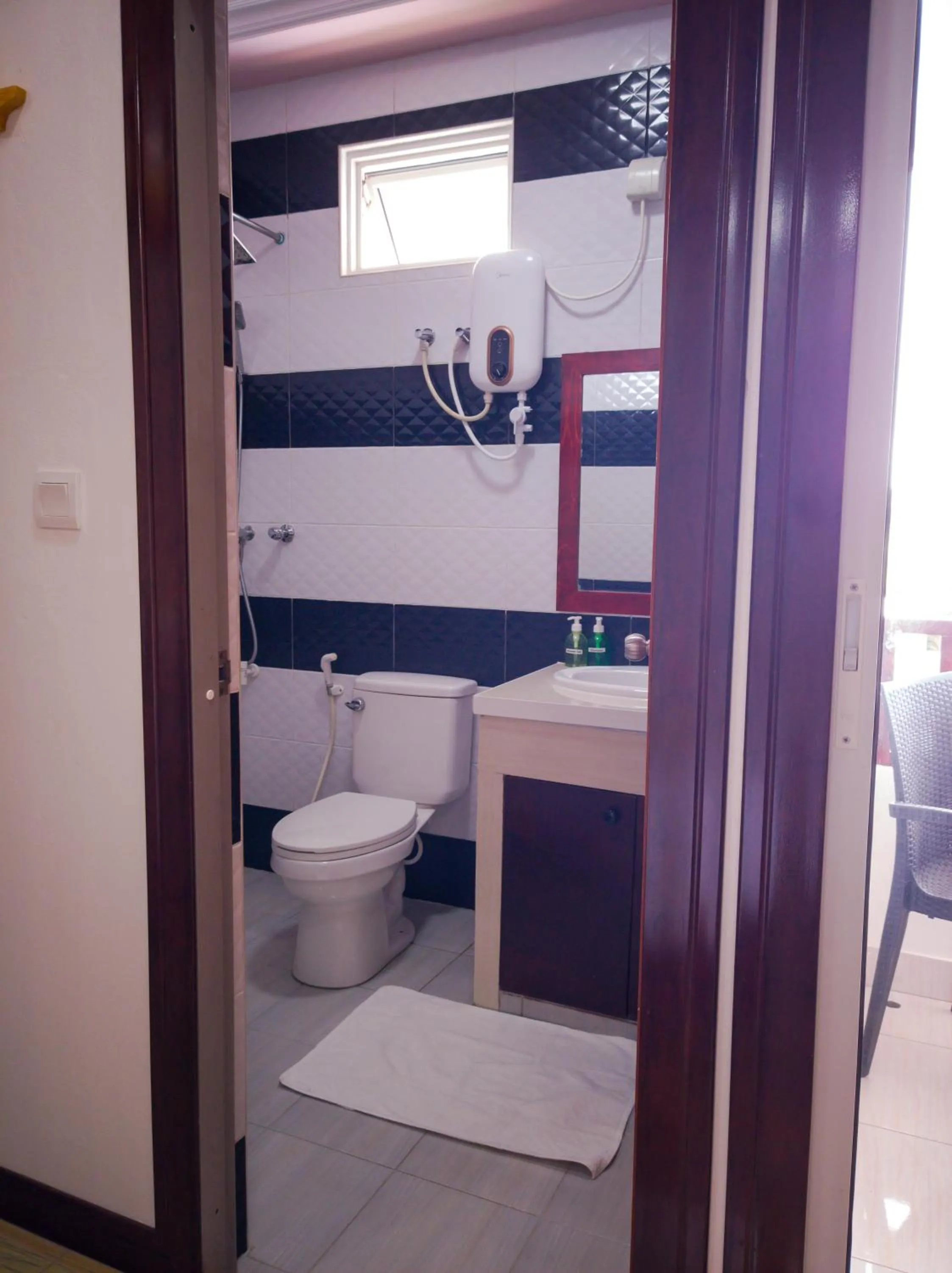 Toilet in Athens View Hotel