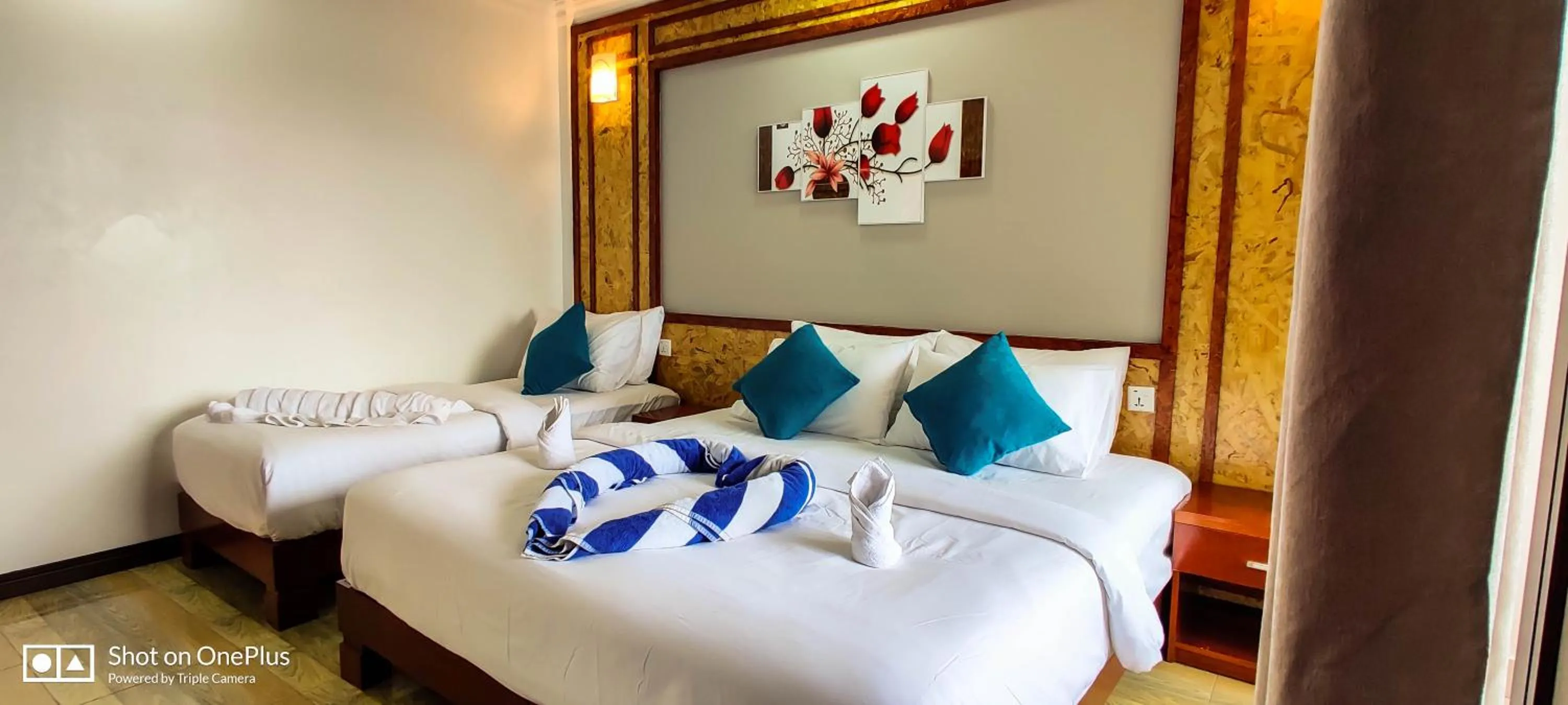 Bed in Athens View Hotel