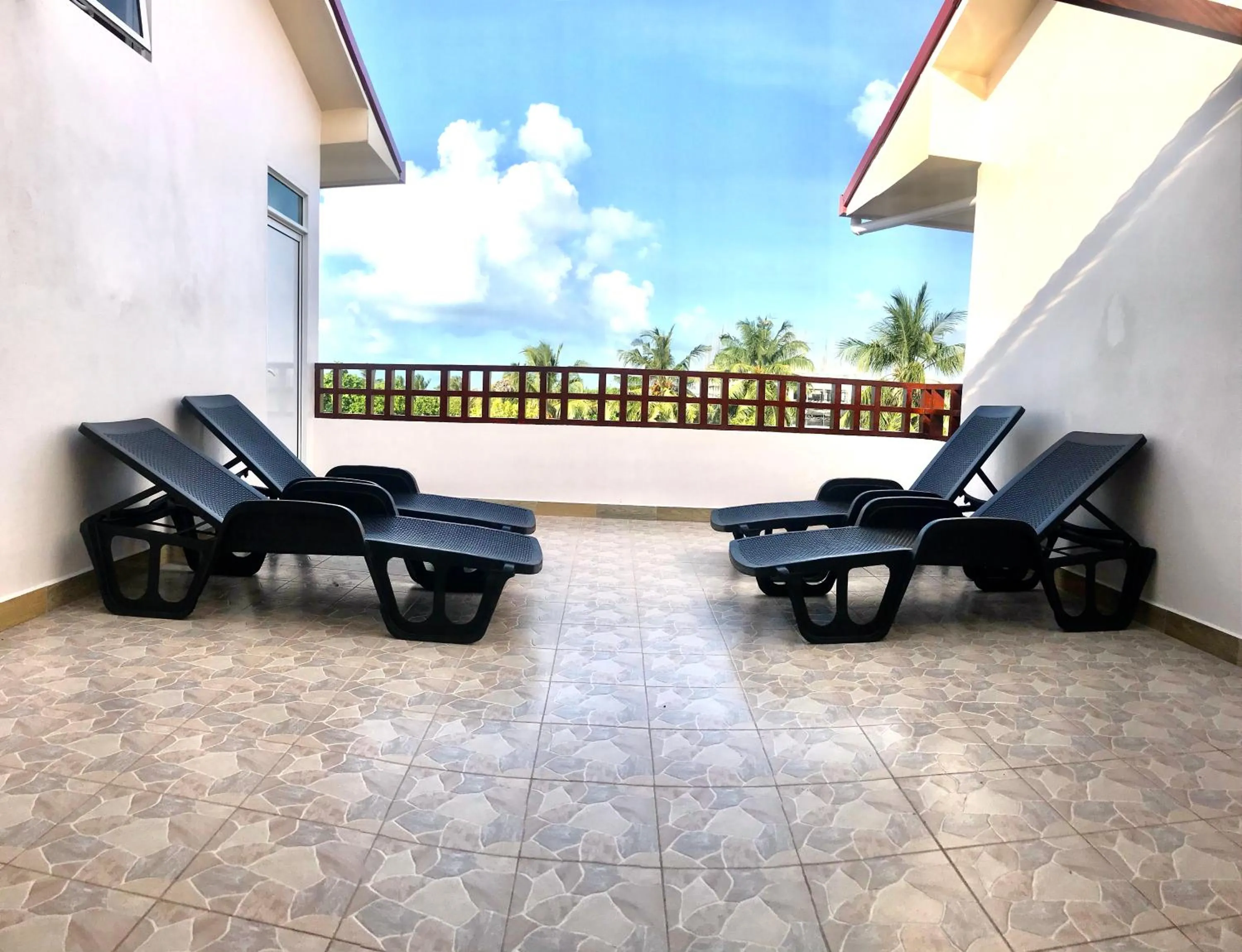 Patio in Athens View Hotel