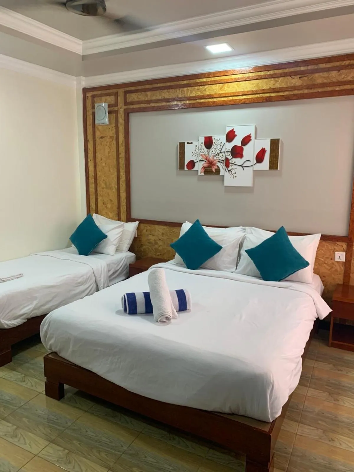 Property building, Bed in Athens View Hotel