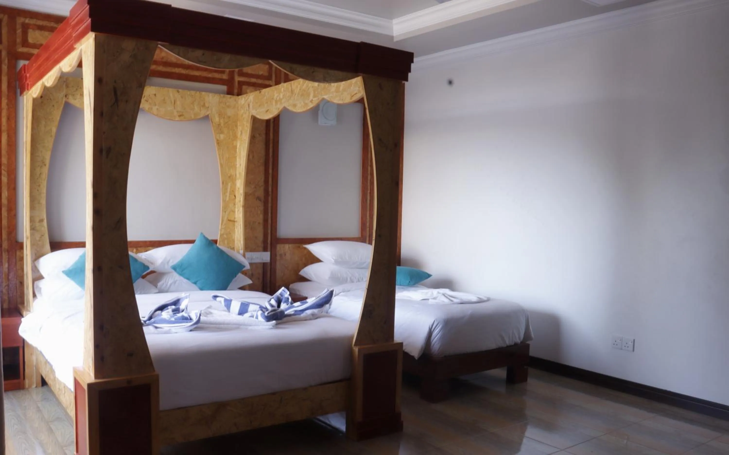 Bed in Athens View Hotel