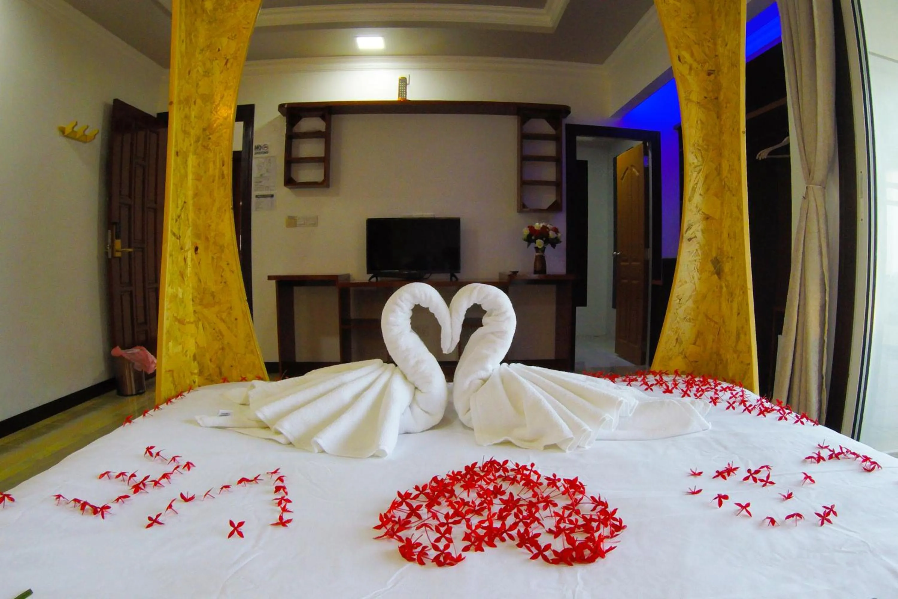 Bed in Athens View Hotel