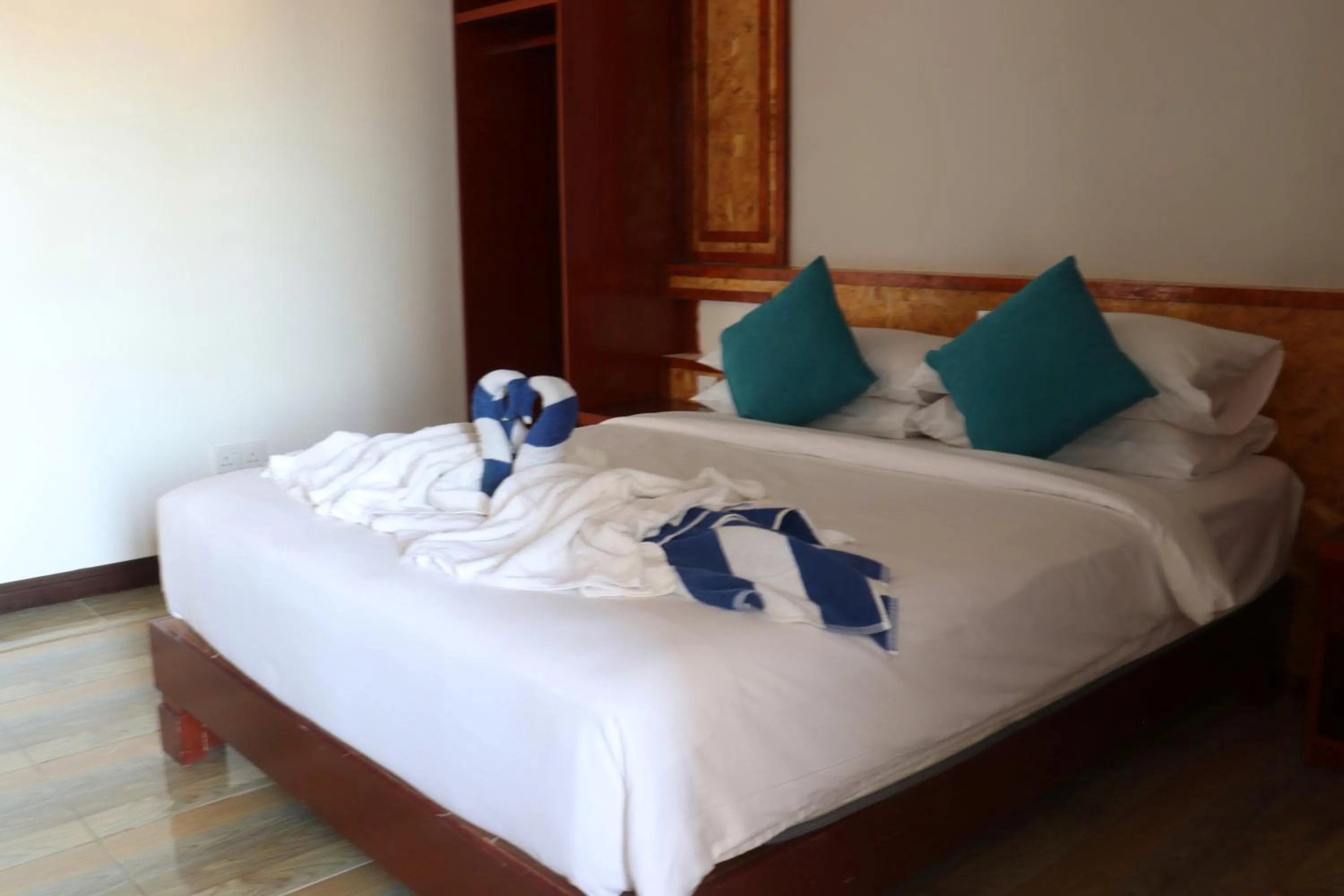 Bed in Athens View Hotel