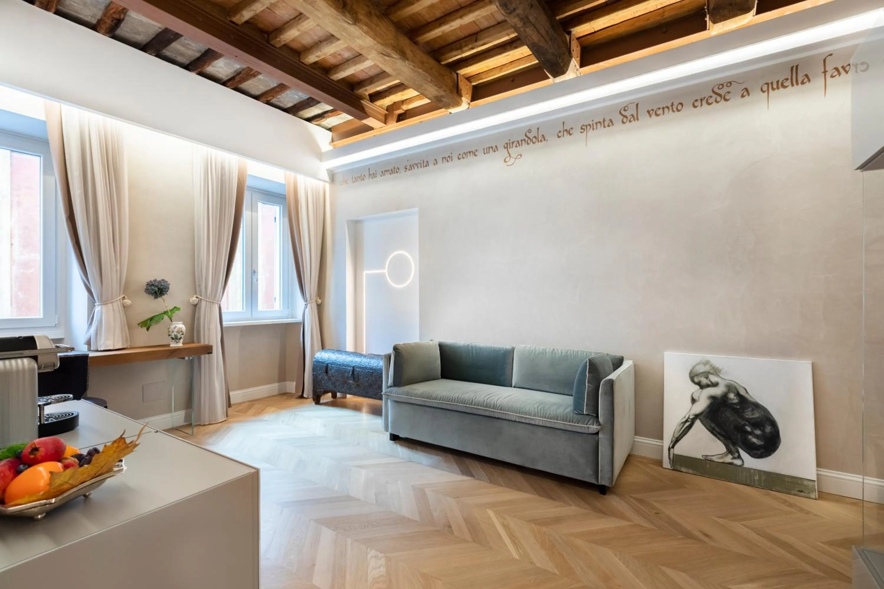 Living room in Poēsis Experience Hotel