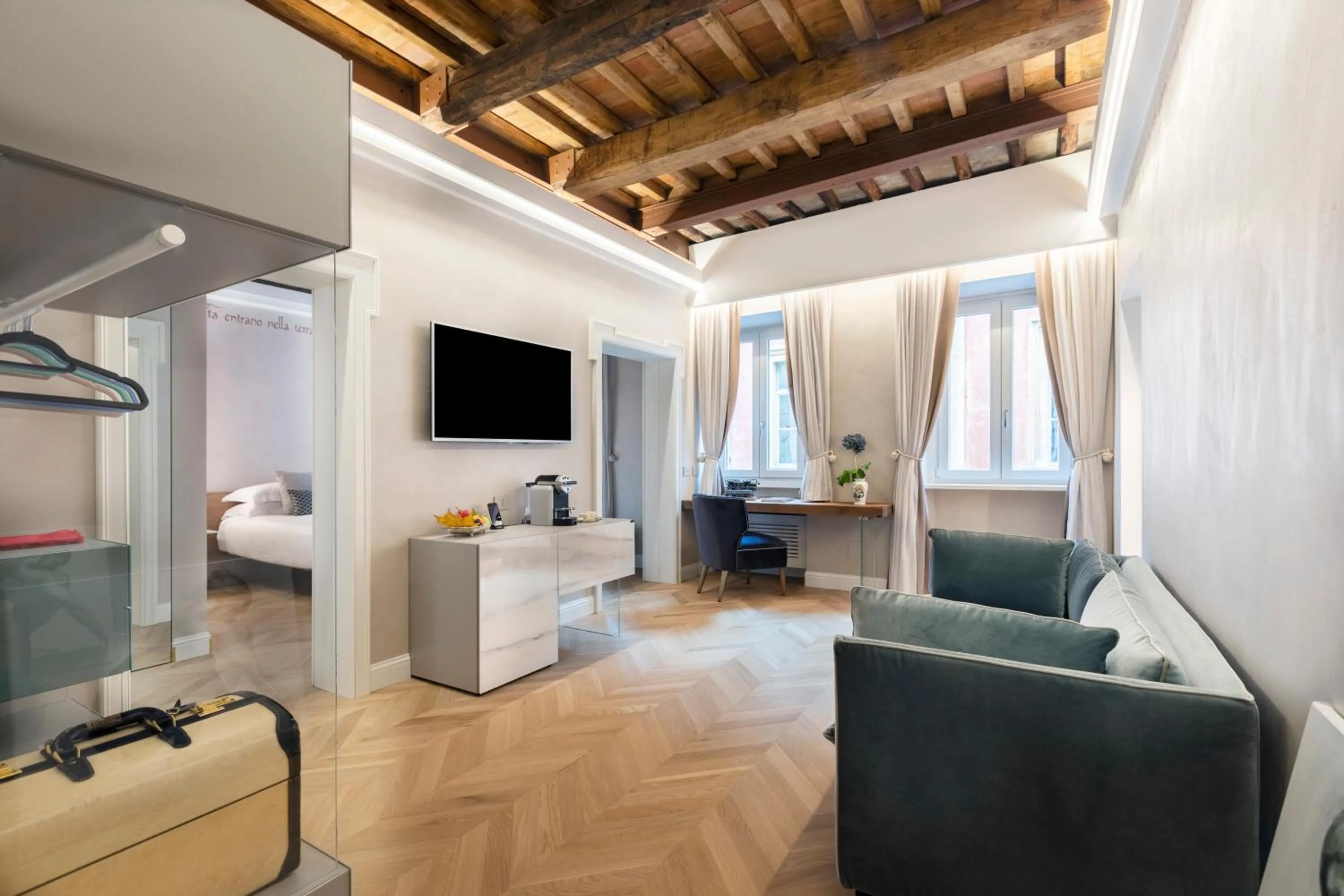 Living room in Poēsis Experience Hotel