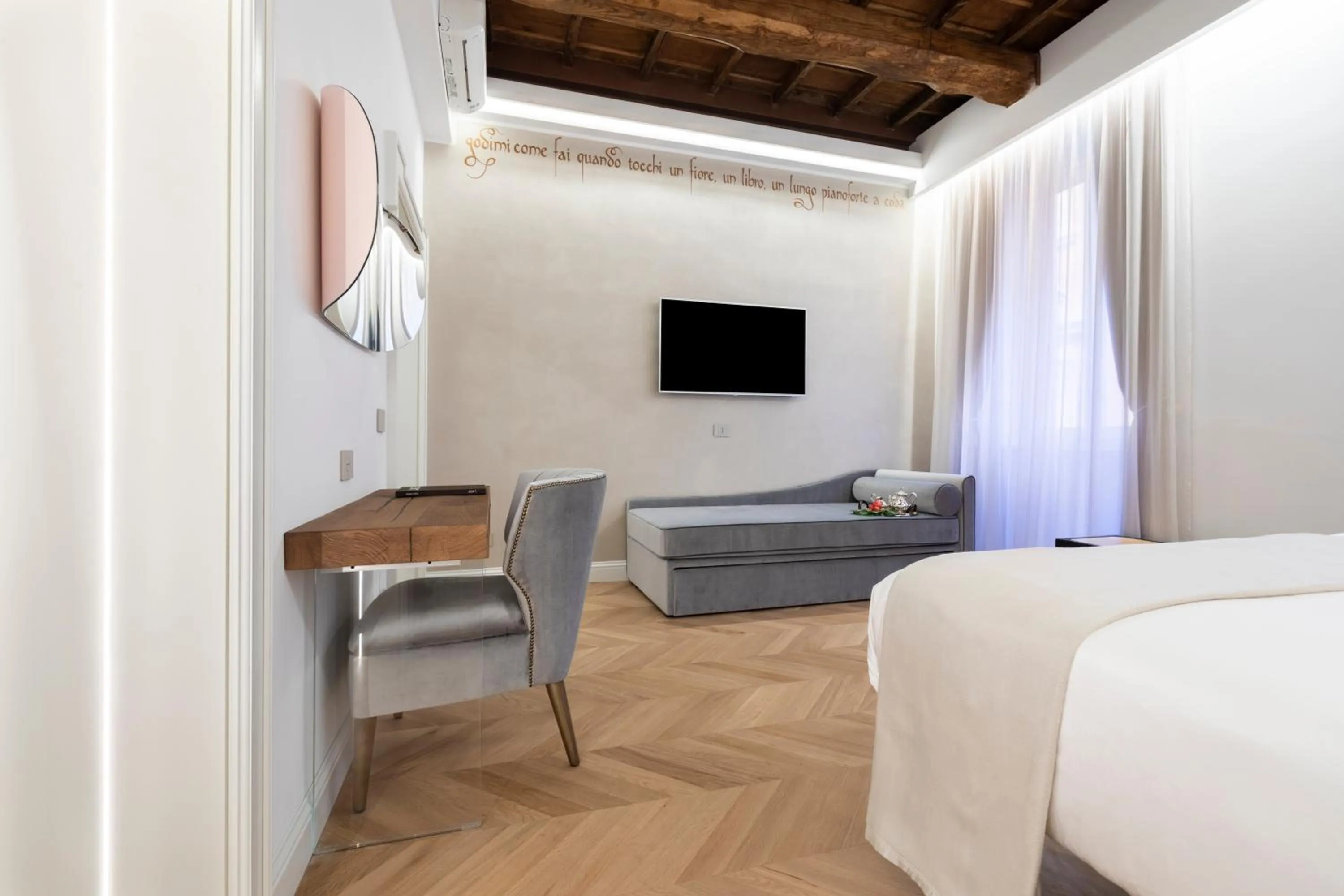 Living room, Bed in Poēsis Experience Hotel