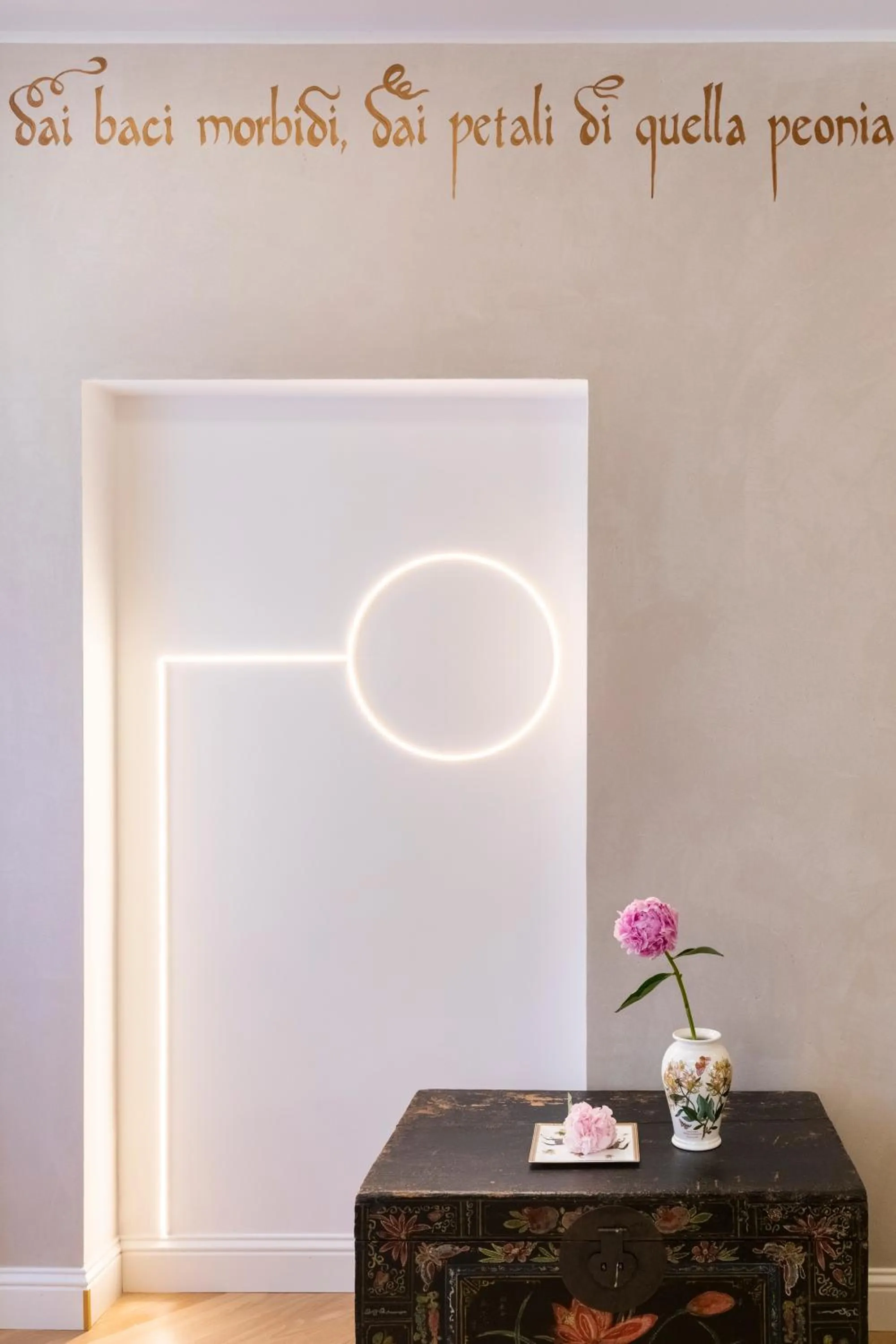 Decorative detail in Poēsis Experience Hotel