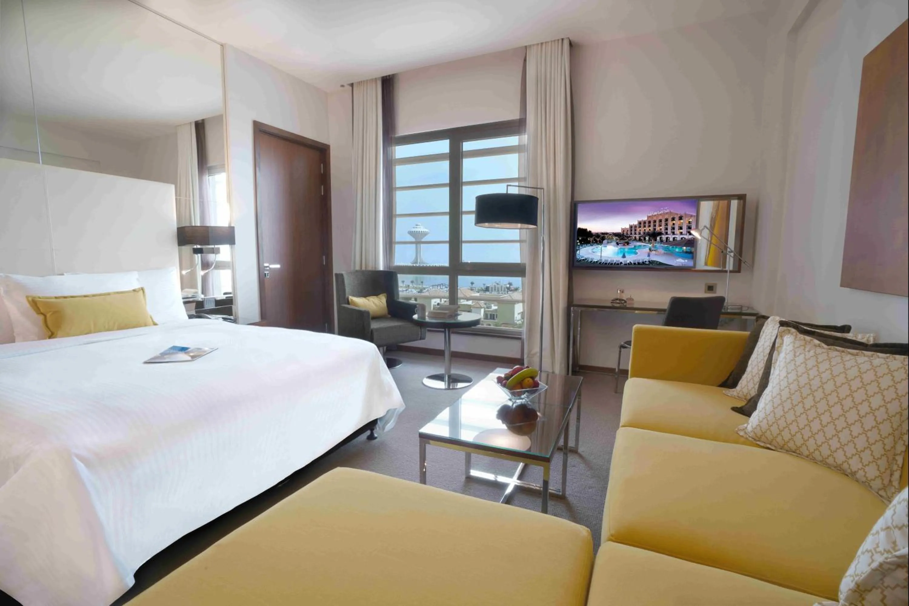 Sea view, Bed in Centro Corniche Al Khobar by Rotana