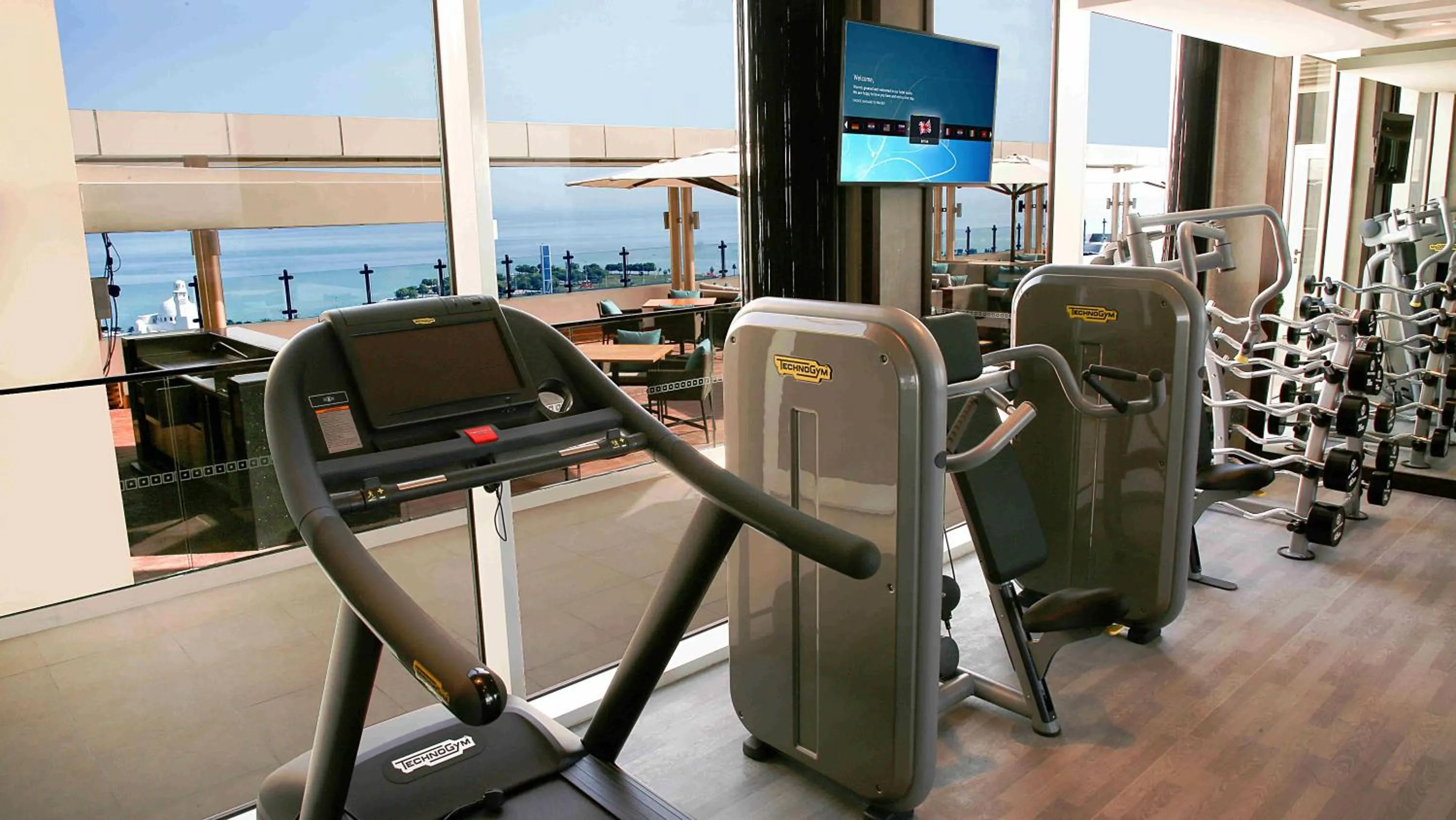 Fitness centre/facilities in Centro Corniche Al Khobar by Rotana