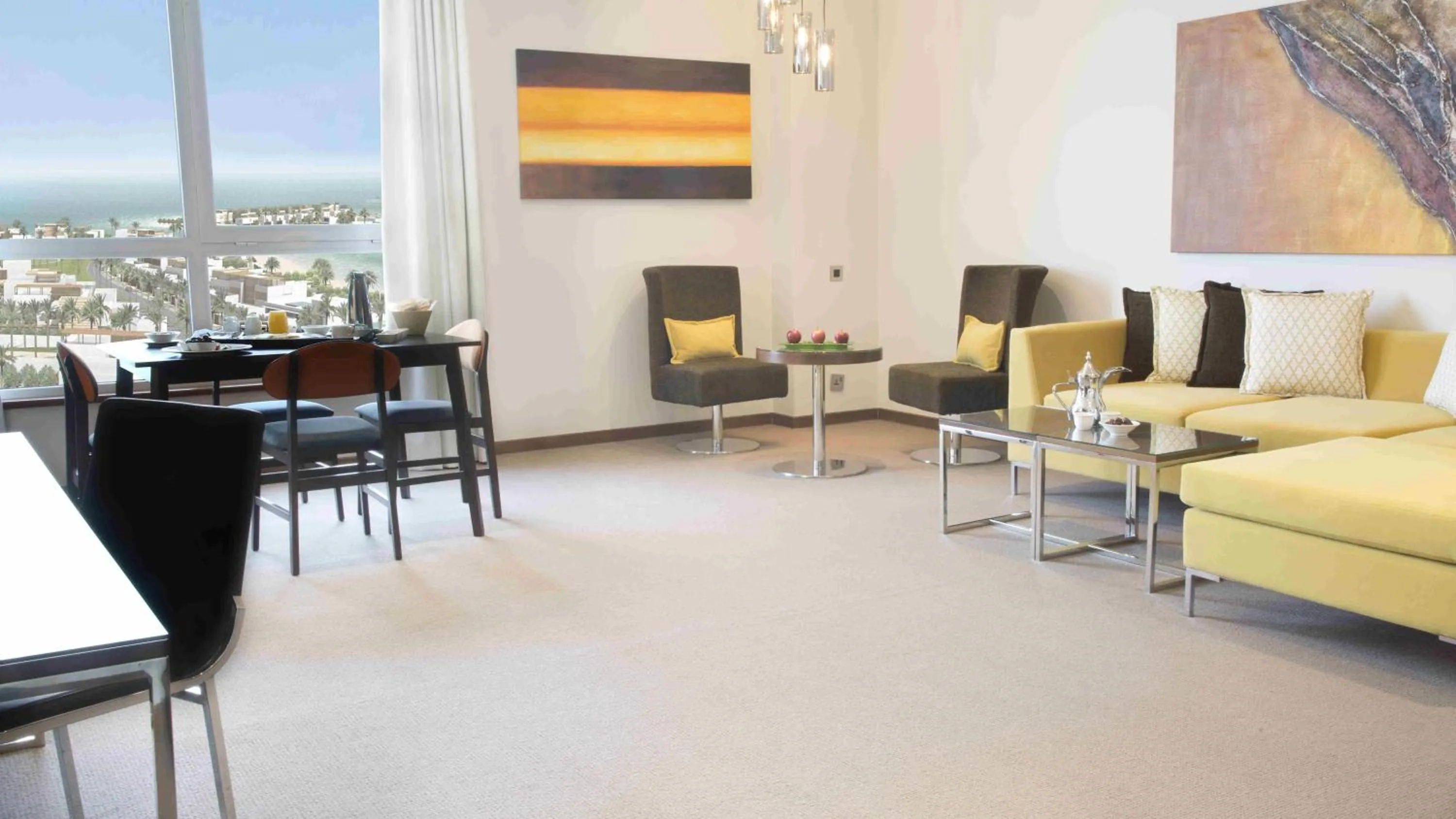 Living room in Centro Corniche Al Khobar by Rotana