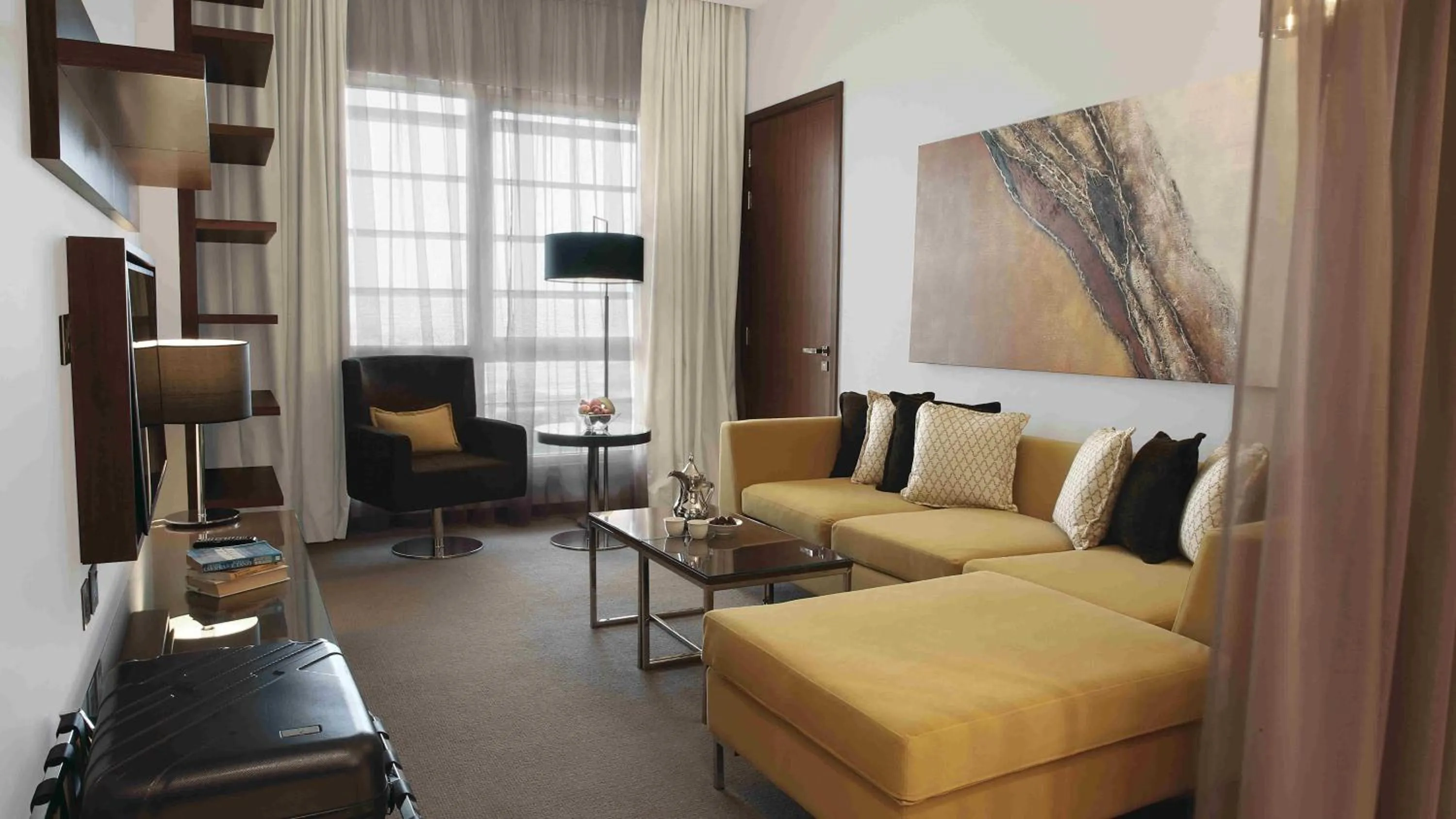 Living room in Centro Corniche Al Khobar by Rotana