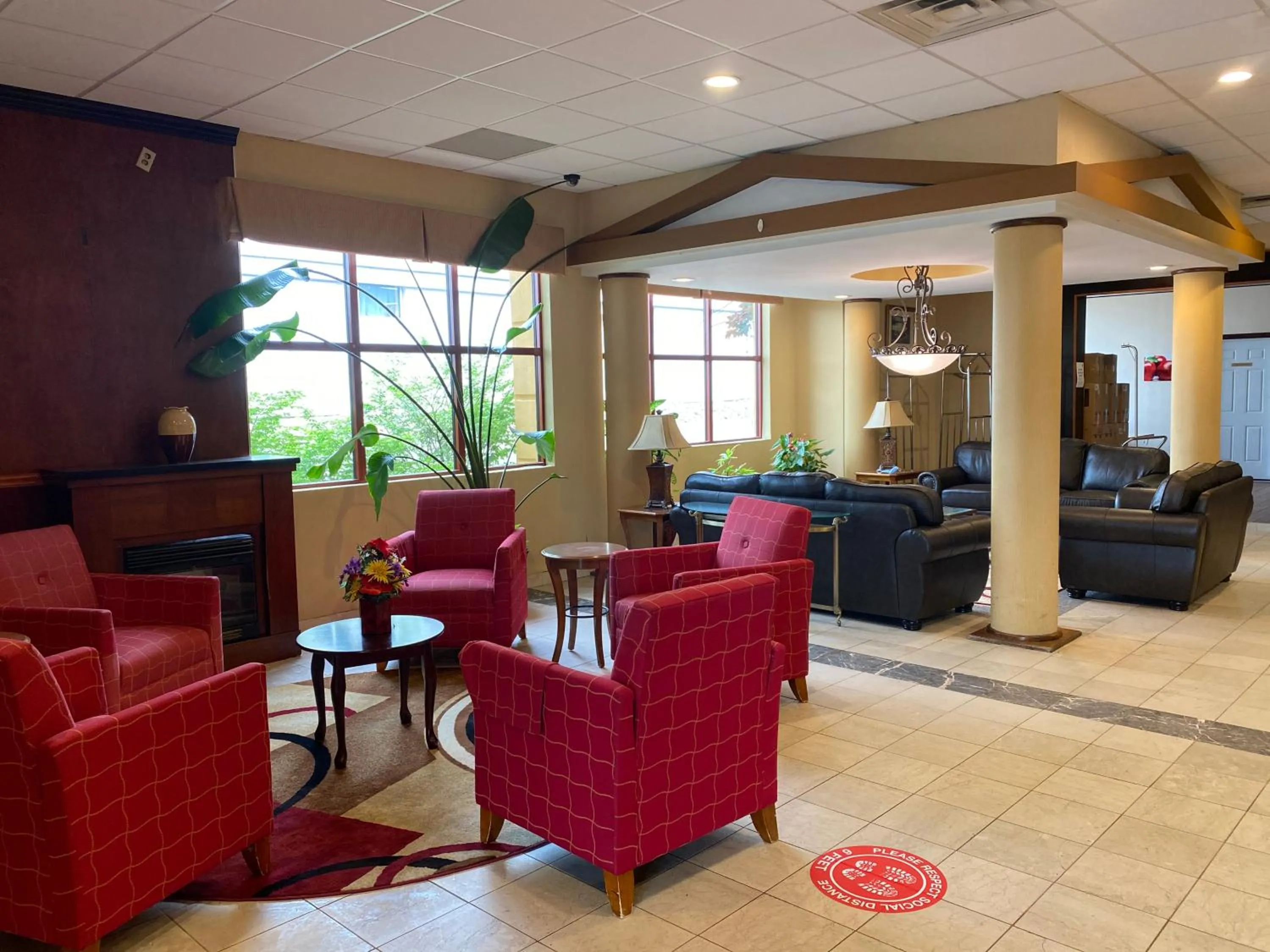 Lobby or reception in Quality Inn Buffalo Airport