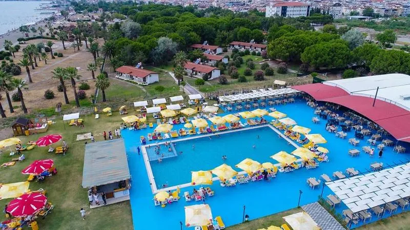 Bird's eye view in Afytos Akcay Tatil Koyu