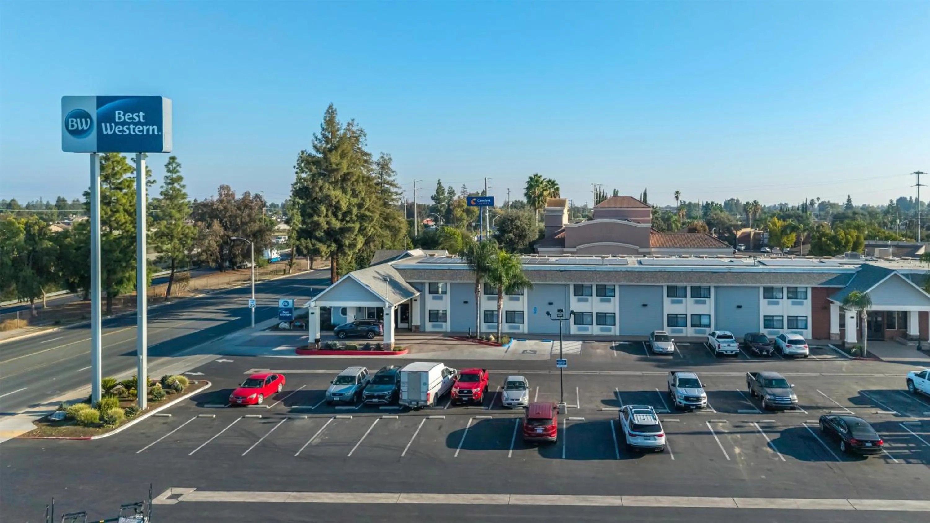 Property building in Best Western Town & Country Lodge