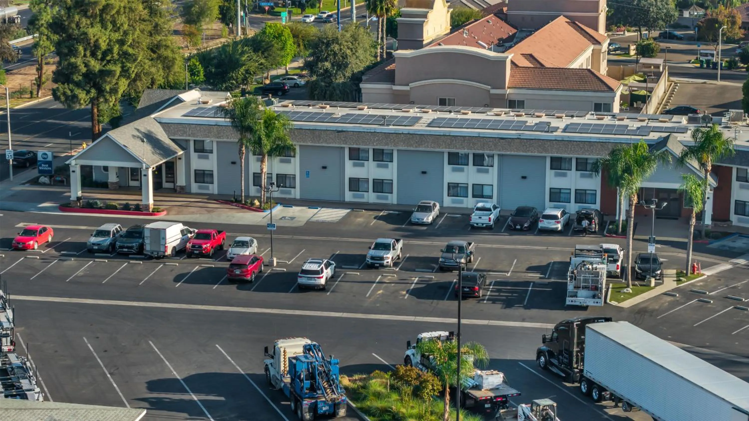 Property building in Best Western Town & Country Lodge