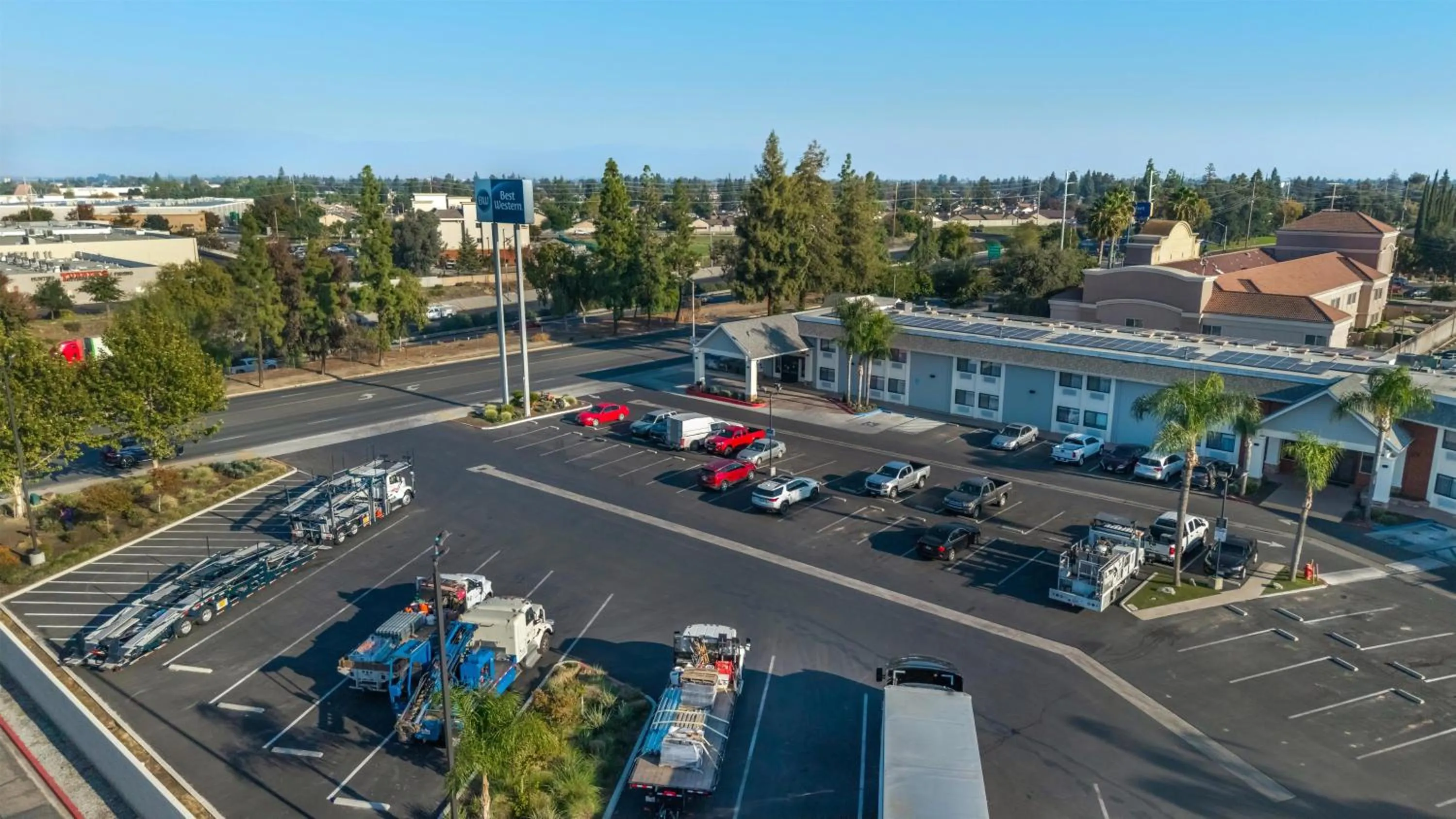 Property building in Best Western Town & Country Lodge