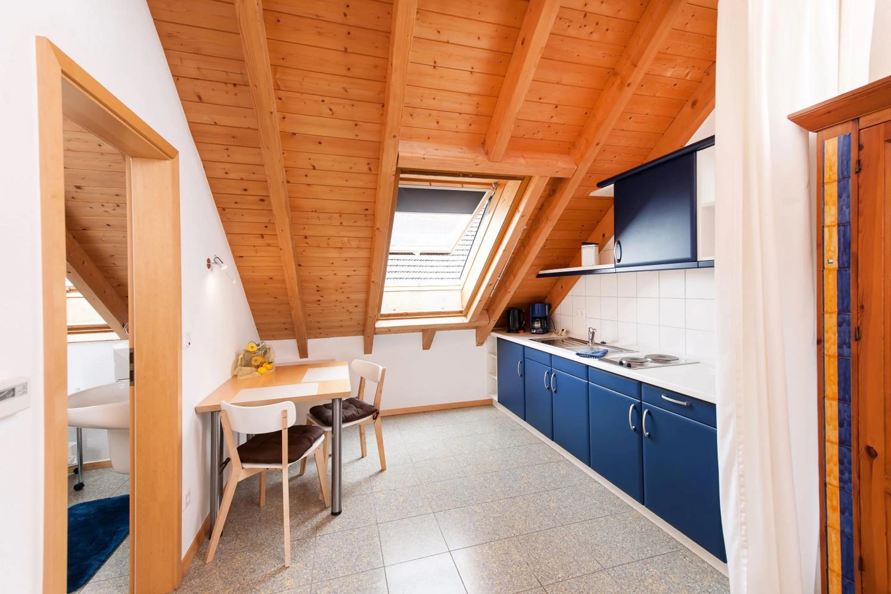 Kitchen or kitchenette in Gästehaus & Weingut PETH