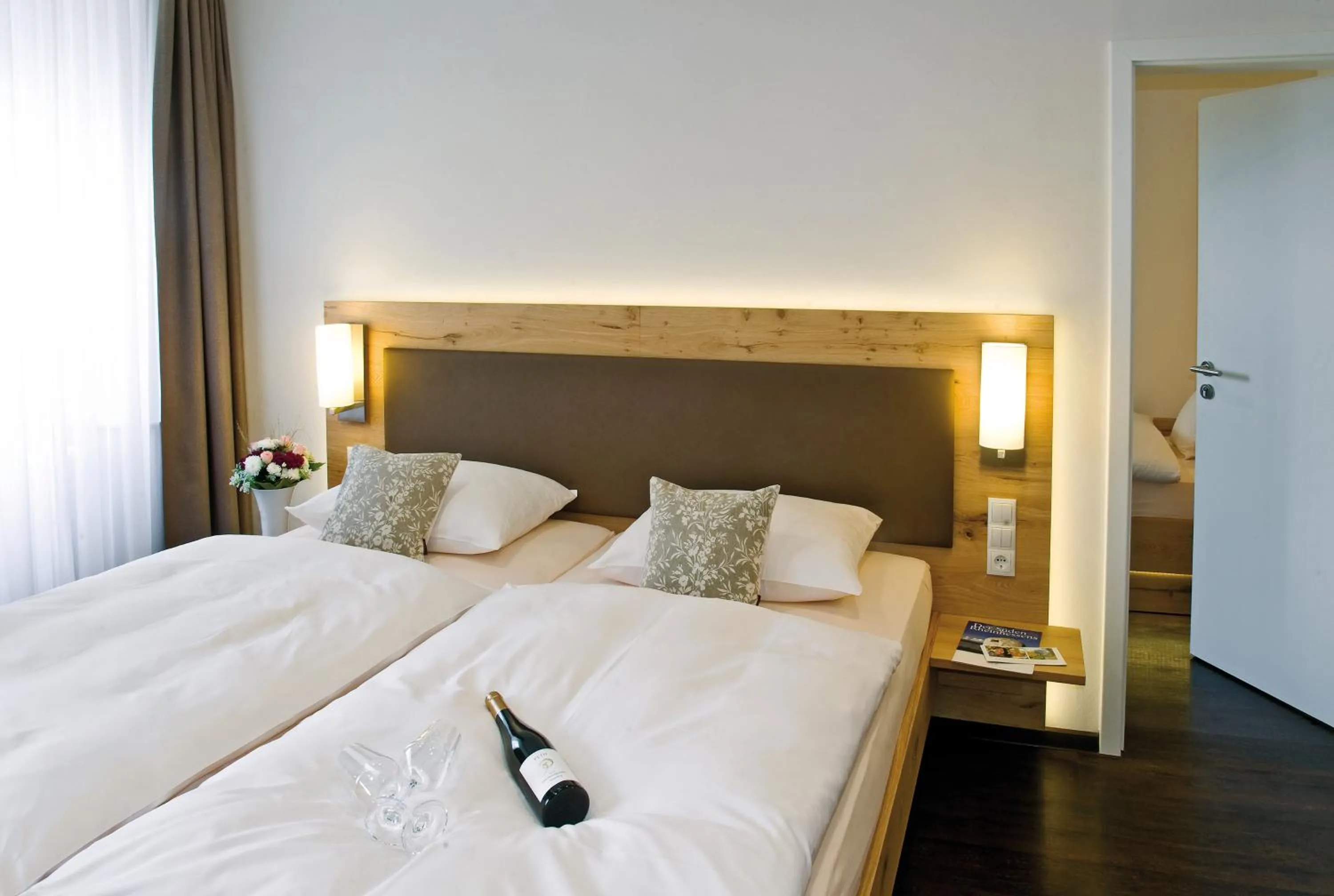 Bed in Gästehaus & Weingut PETH