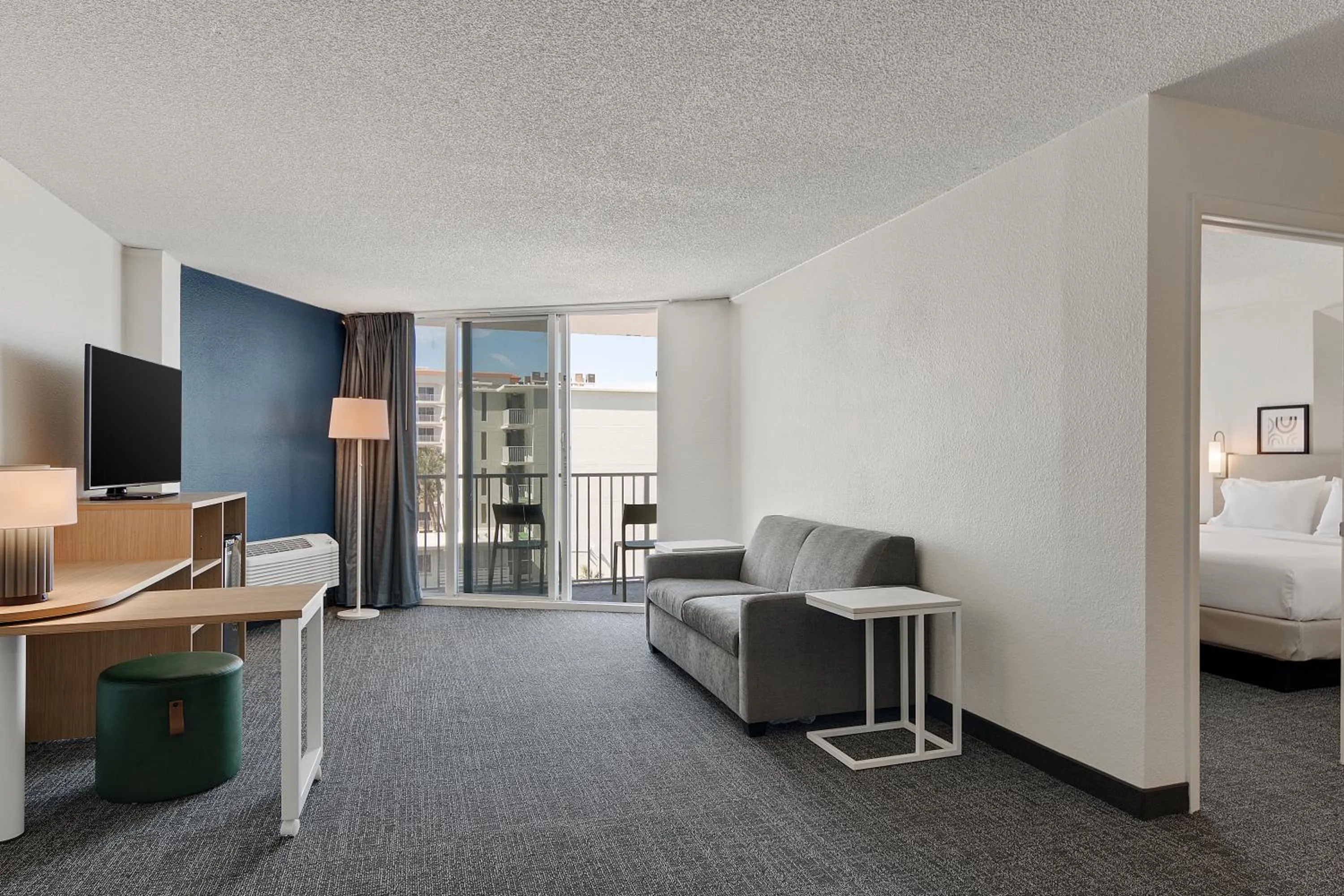 Bed in Spark by Hilton Ormond Beach Oceanfront