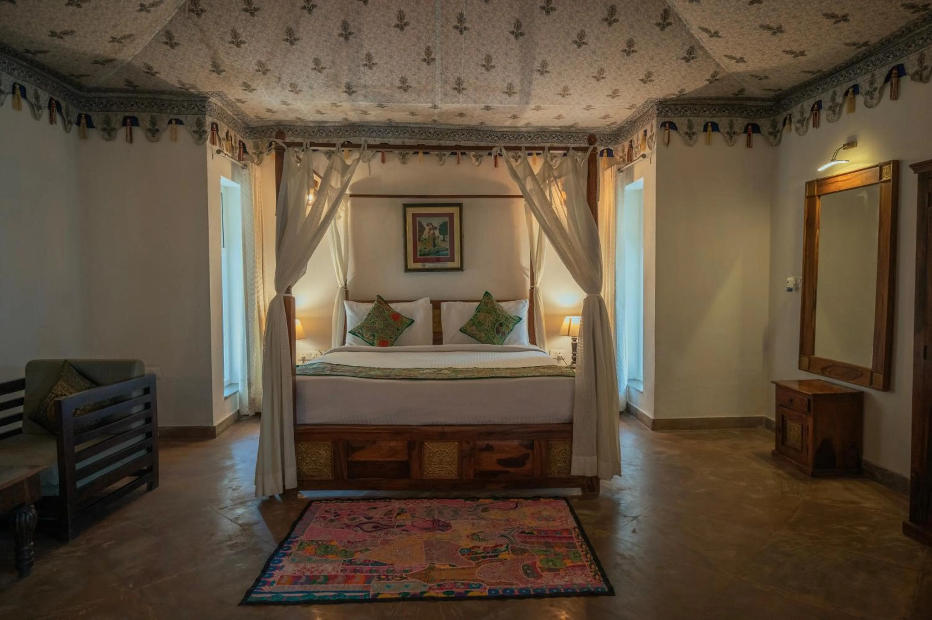 Bed in Clarks Safari Ranthambore