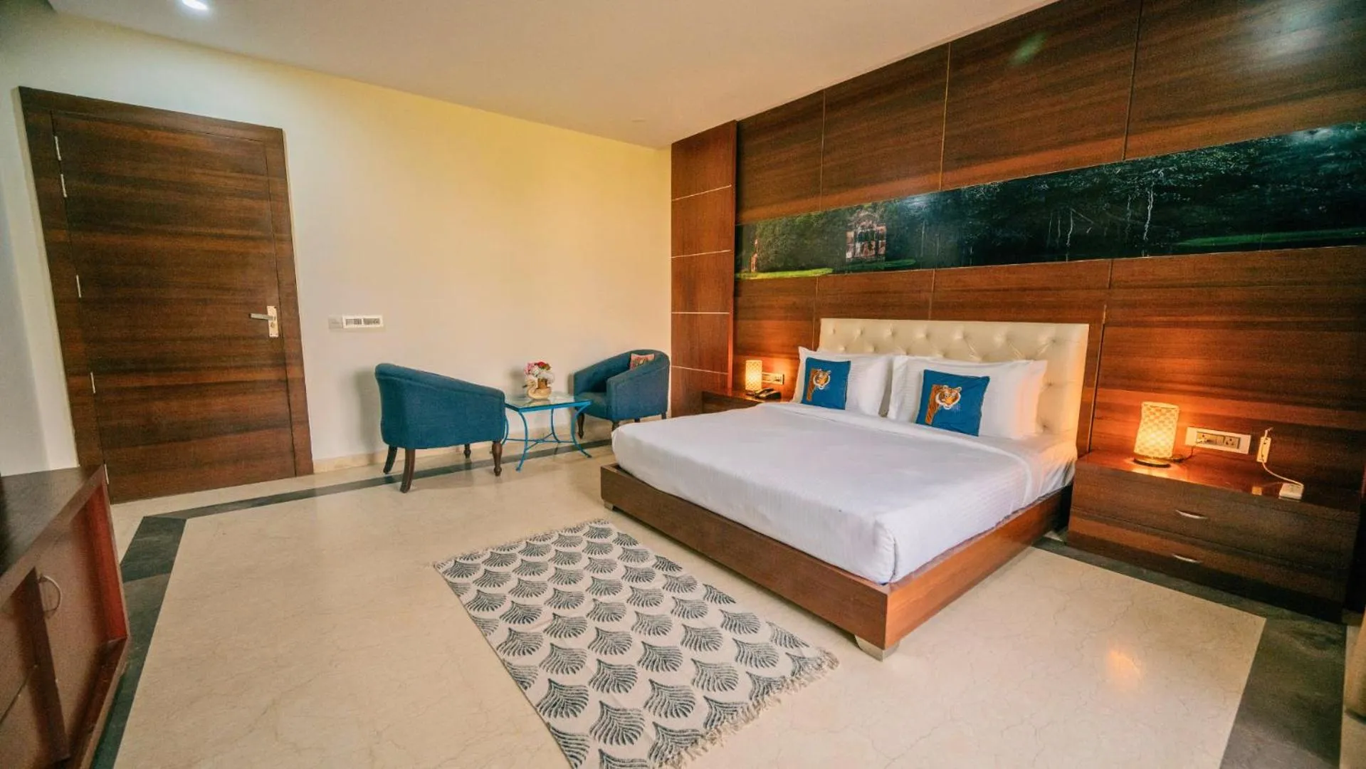 Bed in Clarks Safari Ranthambore