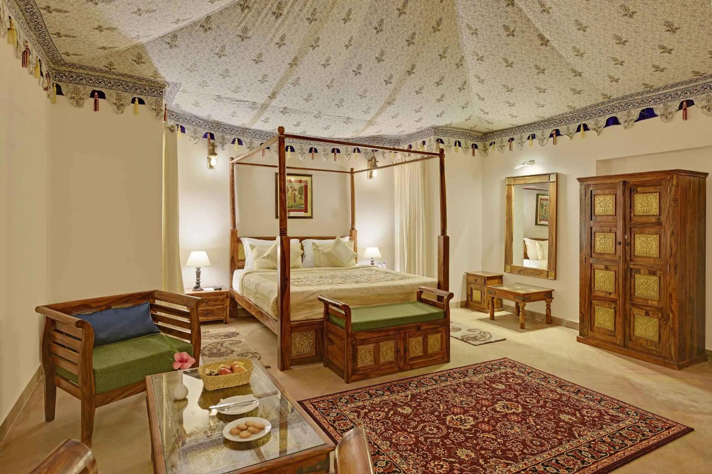 Bedroom, Bed in Clarks Safari Ranthambore