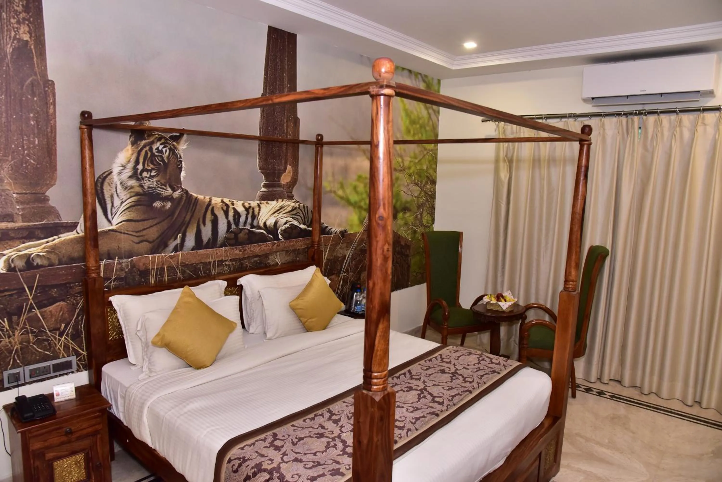 Bed in Clarks Safari Ranthambore