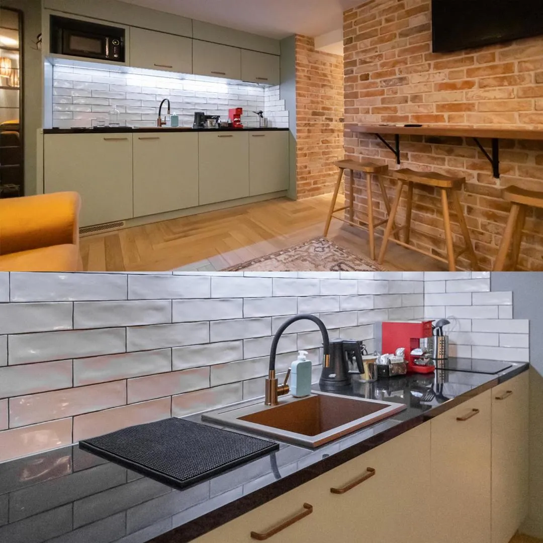 Kitchen or kitchenette in De Ware Jacob Boutique Hotel