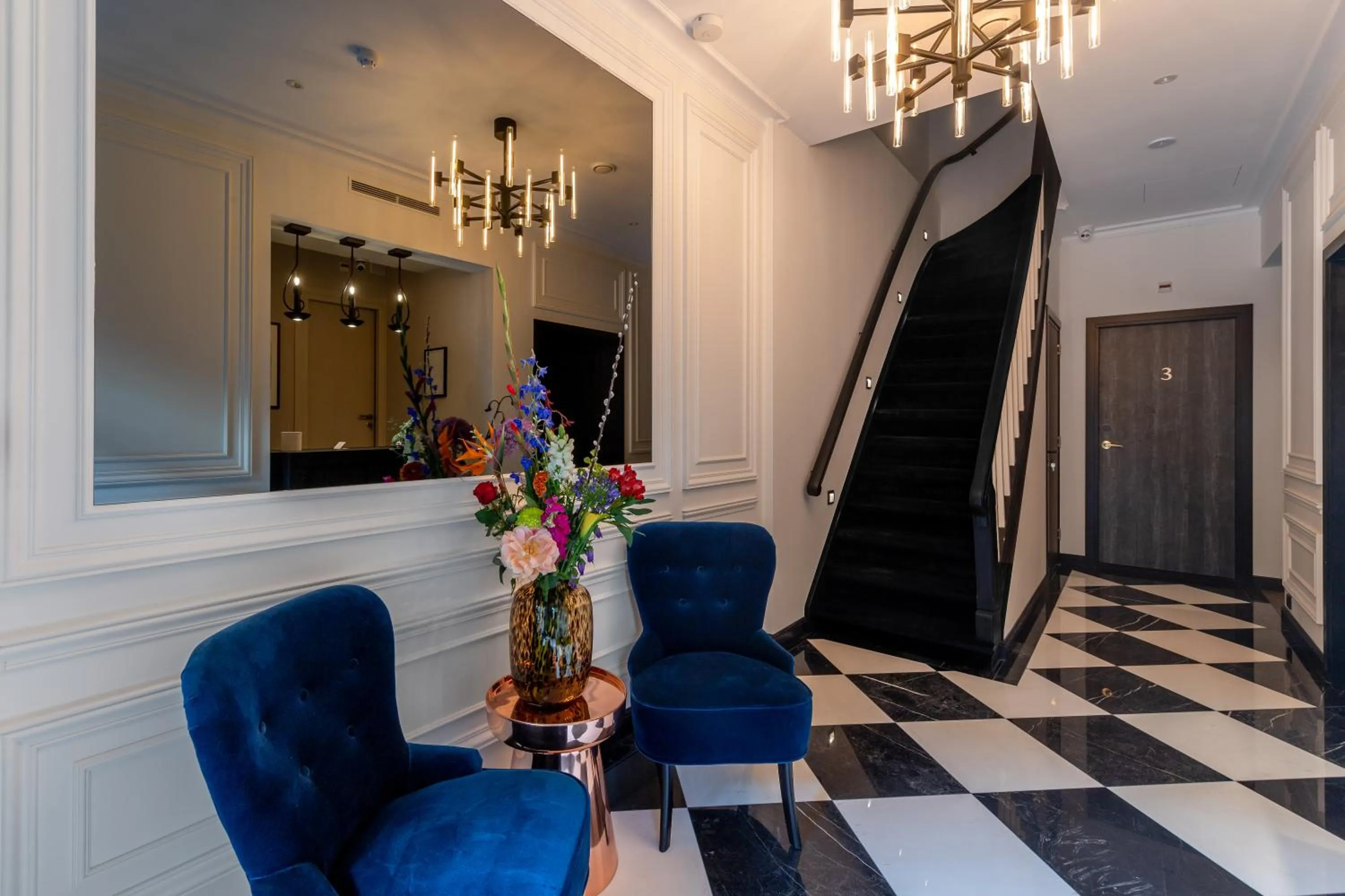 Living room in De Ware Jacob Boutique Hotel