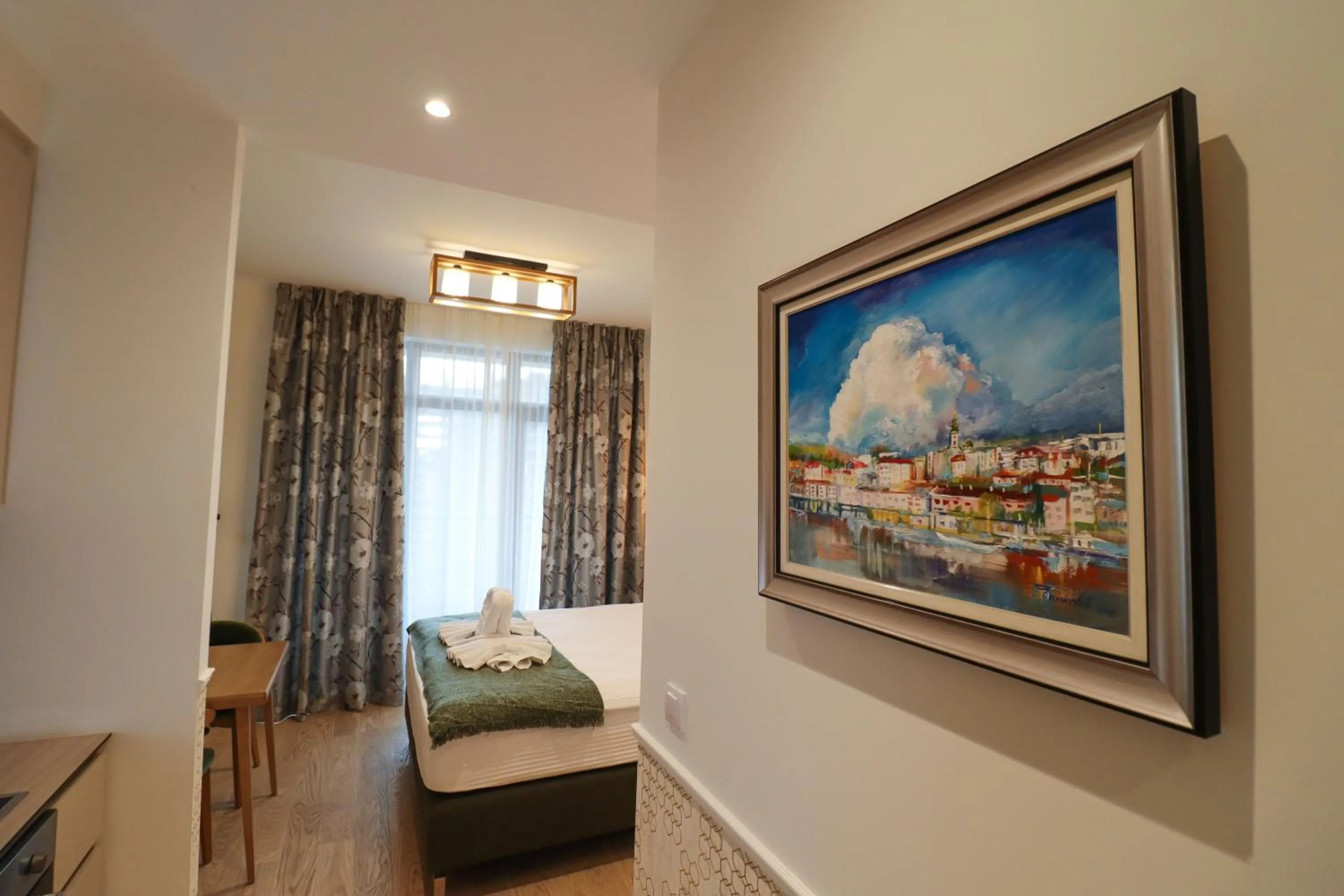 Living room, Bed in Apartments Royal - Belgrade Waterfront