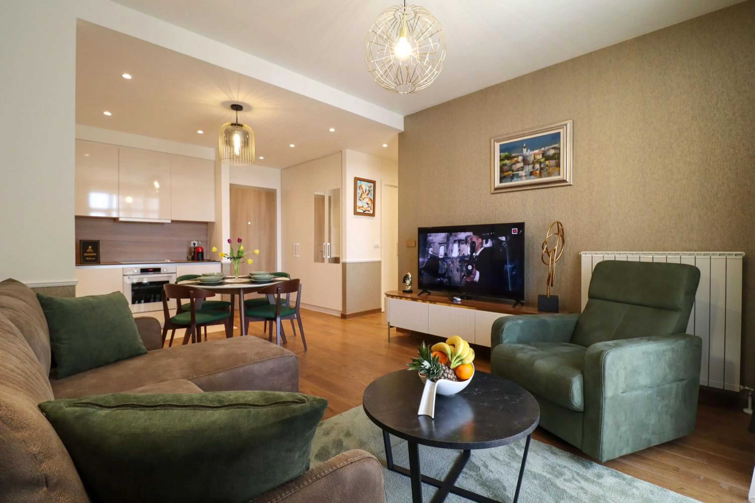 Living room in Apartments Royal - Belgrade Waterfront