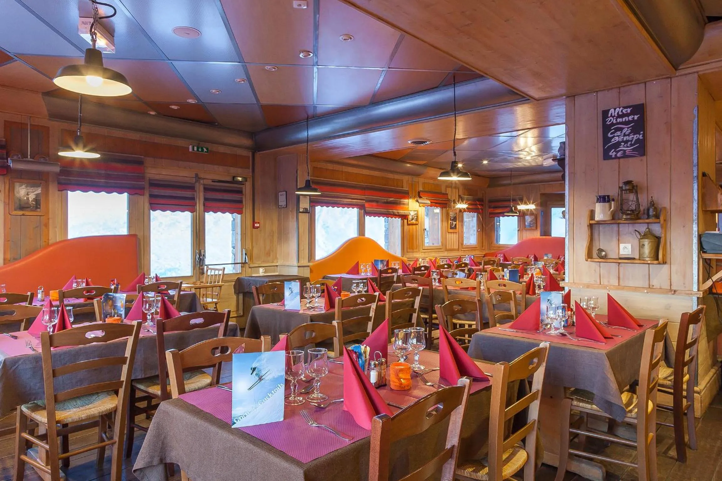 Restaurant/places to eat in Résidence Les Balcons de Belle Plagne
