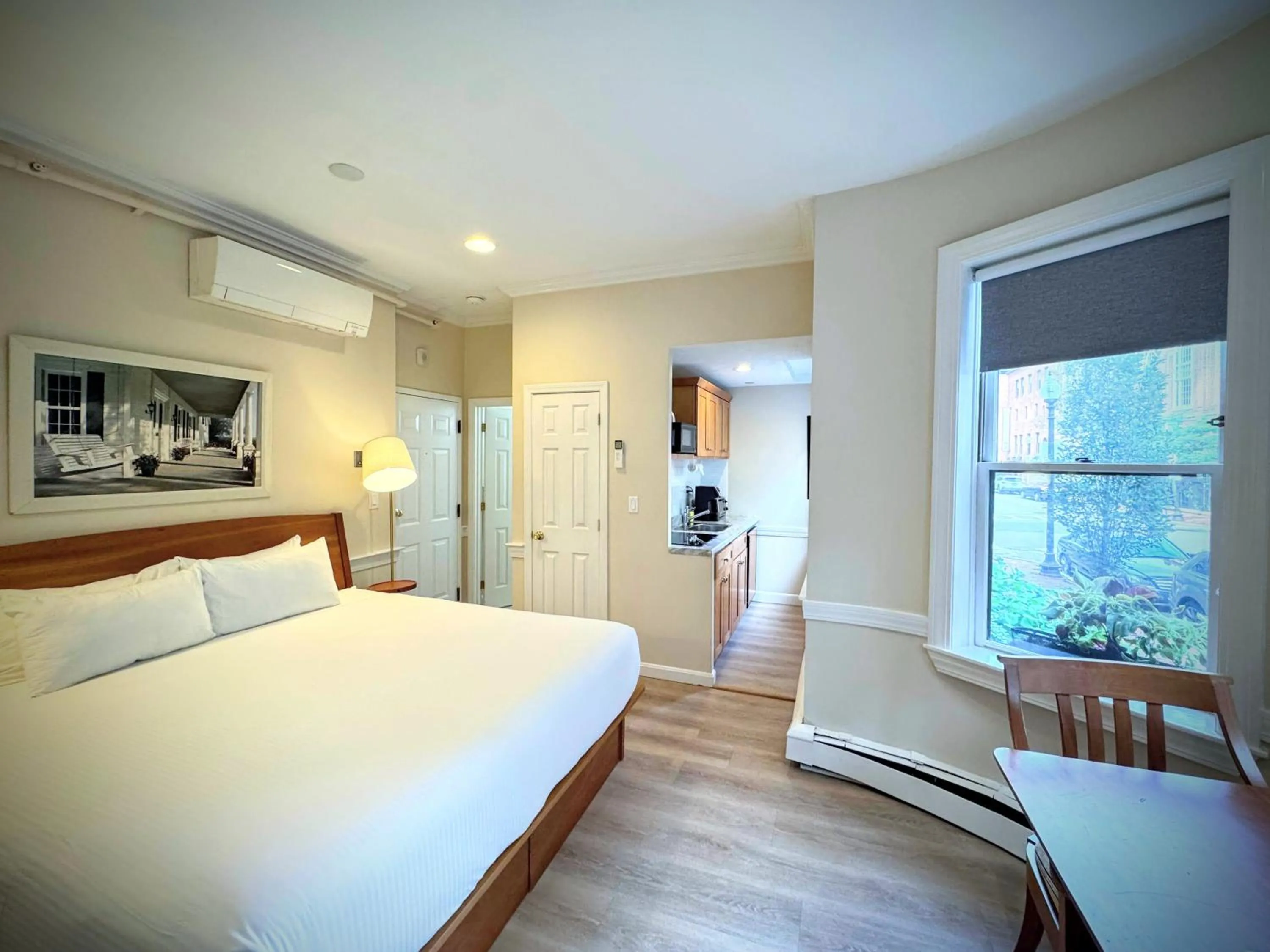 Photo of the whole room, Bed in Copley House