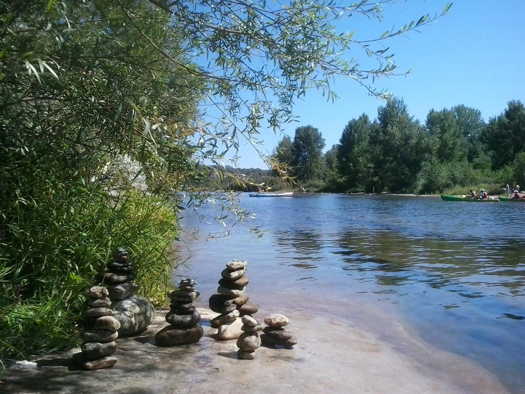 Natural landscape in Gîte le MAGNAN, 50 m2, charme, nature, terrasse, piscine chauffée, sud Ardèche